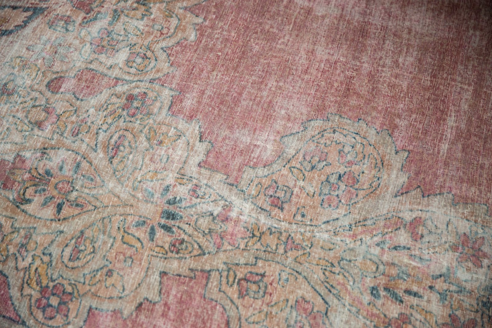 12x18.5 Antique Distressed Kermanshah Carpet by Old New House® - product image 5 for Resin Society