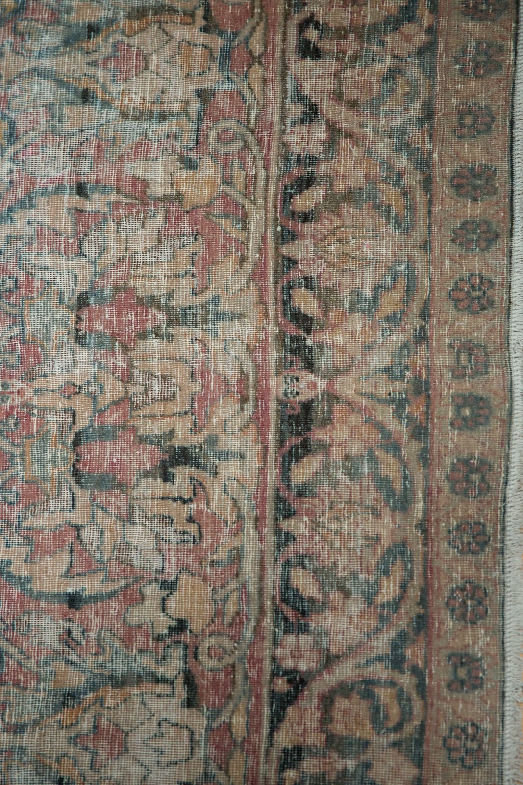 12x18.5 Antique Distressed Kermanshah Carpet by Old New House® - product image 19 for Resin Society