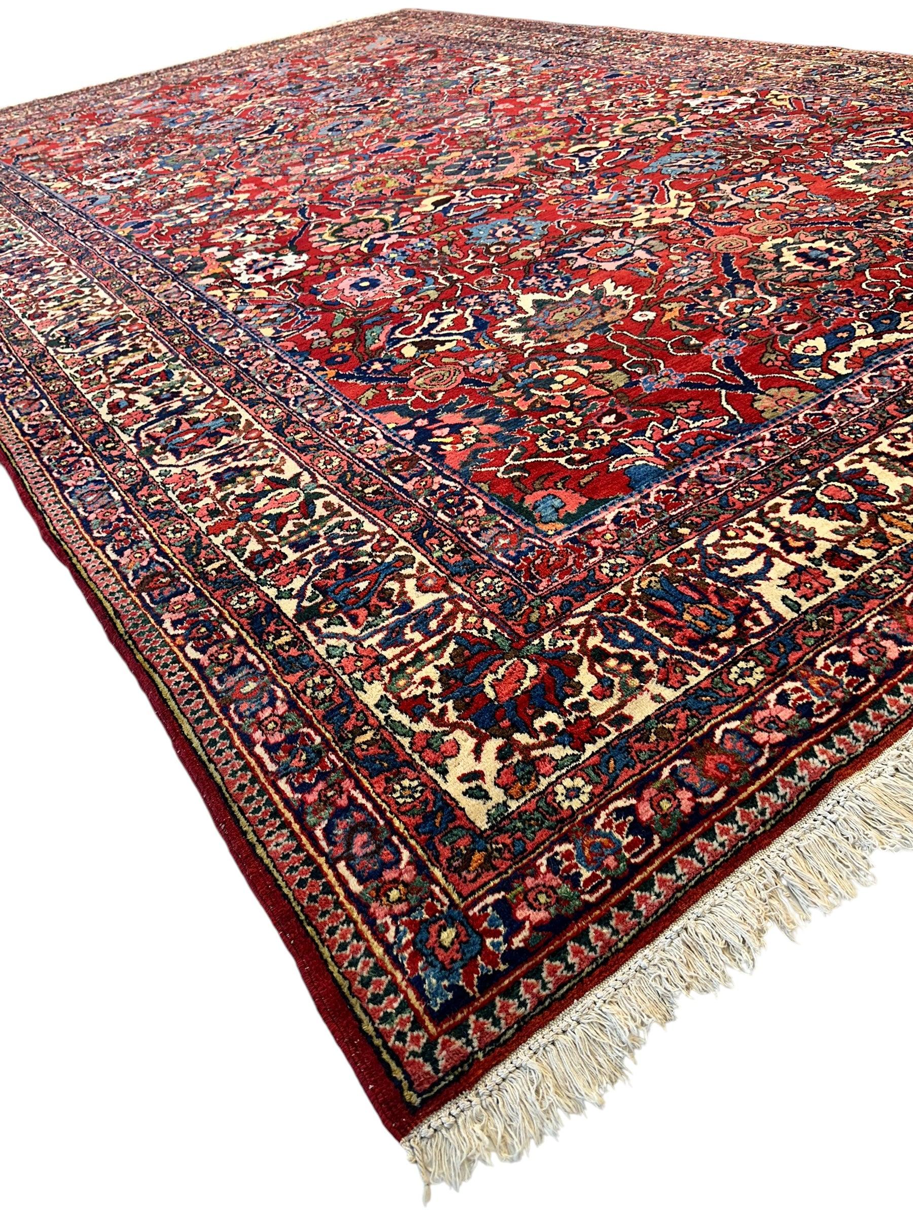 Antique Persian Bakhtiari Rug – Timeless Masterpiece 8'6" x 13'2" by Rugistan - product image 7 for Resin Society