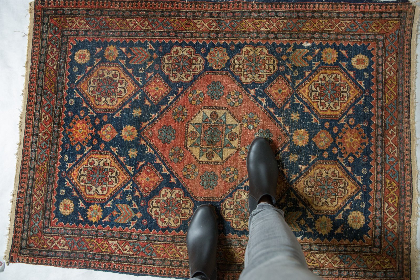3x4.5 Antique Fine Tehran Rug by Old New House® - product image 2 for Resin Society