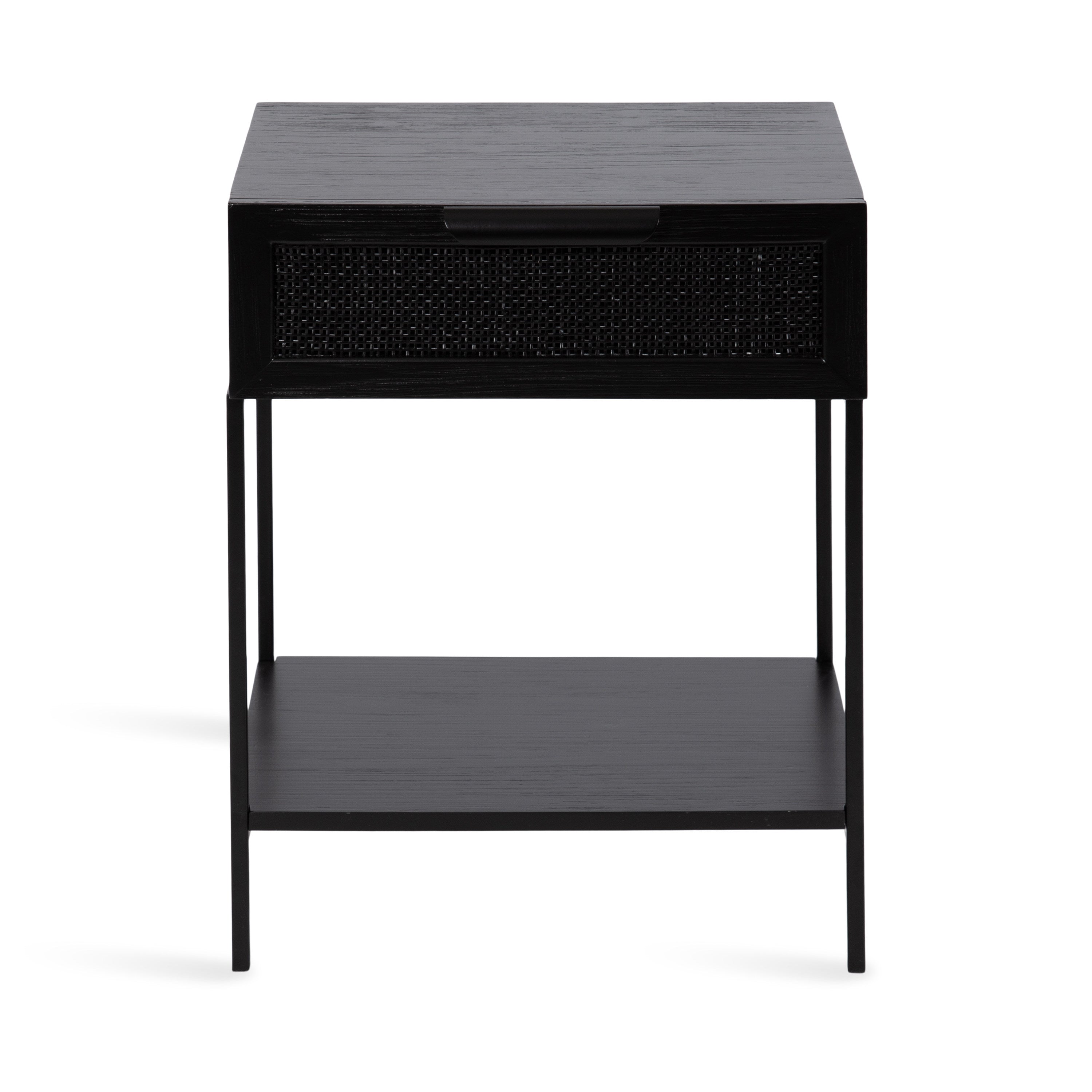 Ori Wood and Cane Side Table