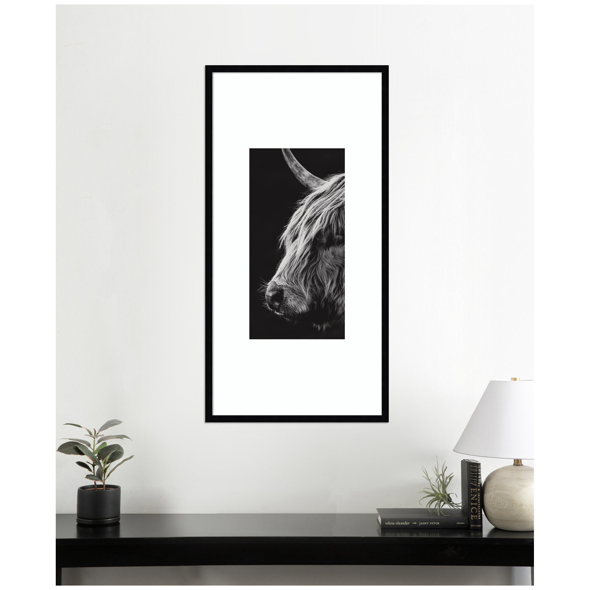 Scottish Highland by Crystal Lynn Collins Framed Wall Art Print