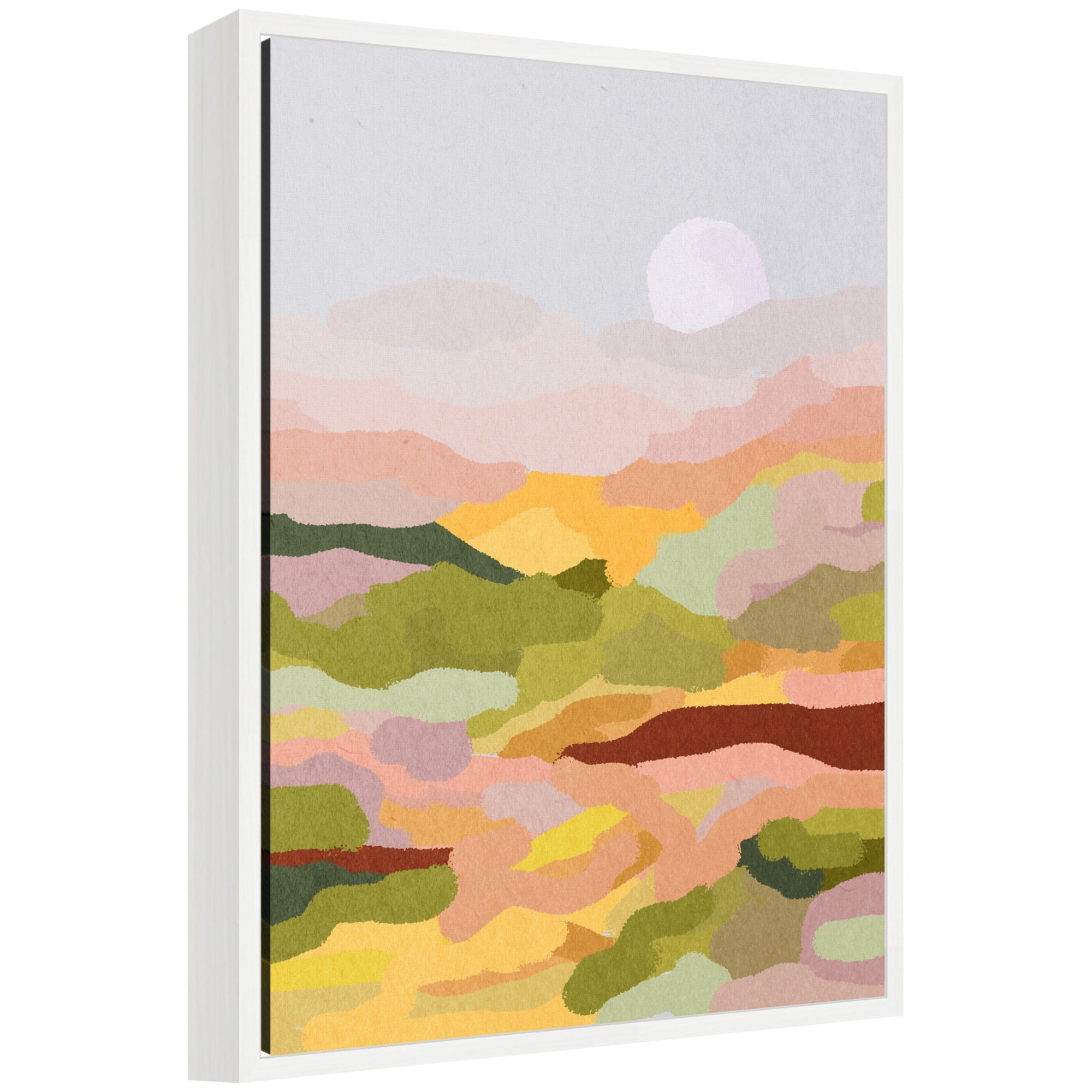 Sylvie Beautiful Landscape Framed Canvas by July Art Prints