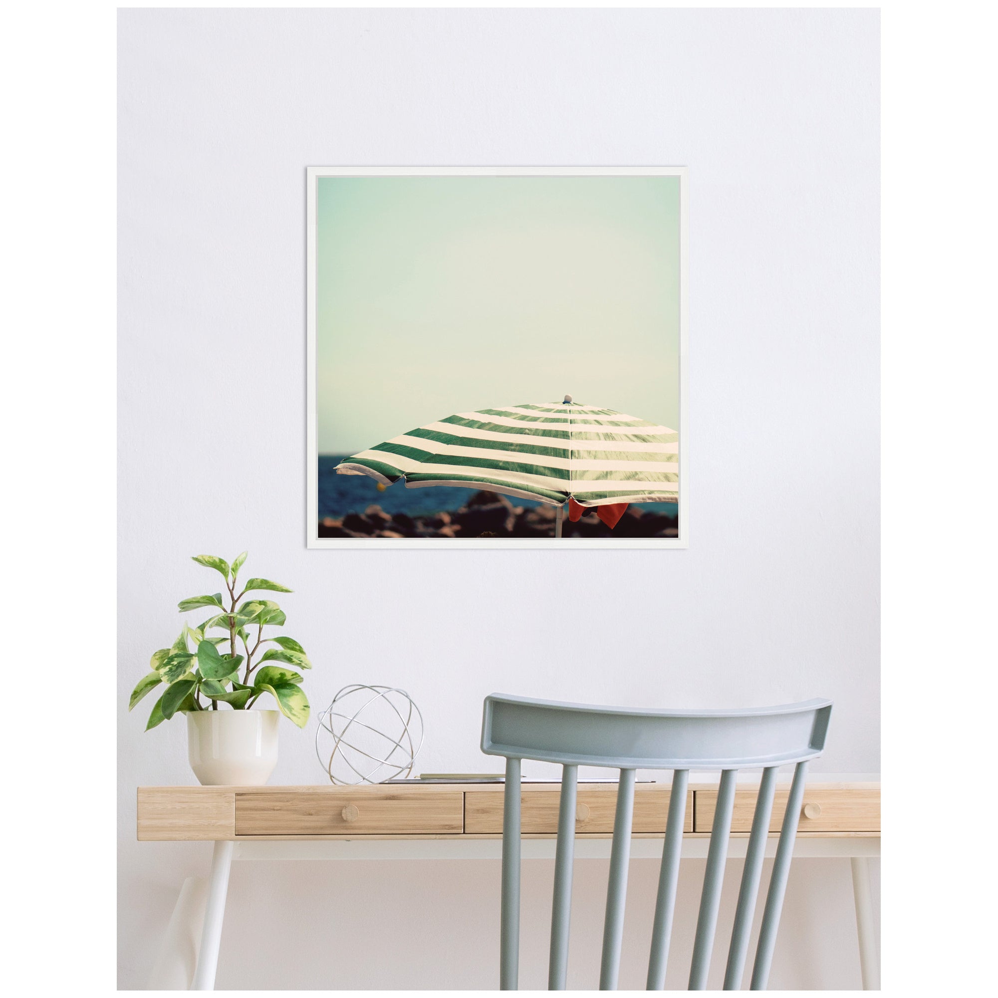 Under the Umbrella by Laura Evans Framed Canvas Wall Art Print