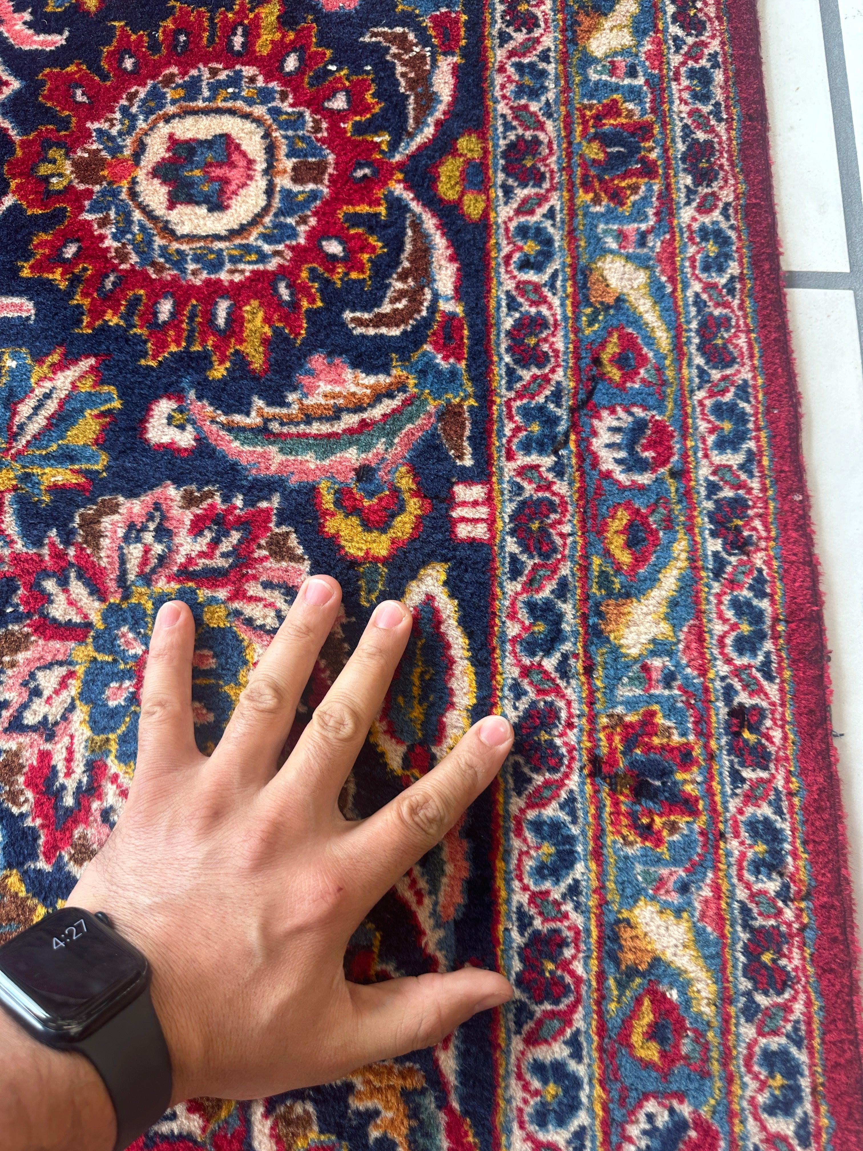 Incredible Persian Kashan All Over Wool Rug 10’2” x 14’ by Rugistan - product image 19 for Resin Society