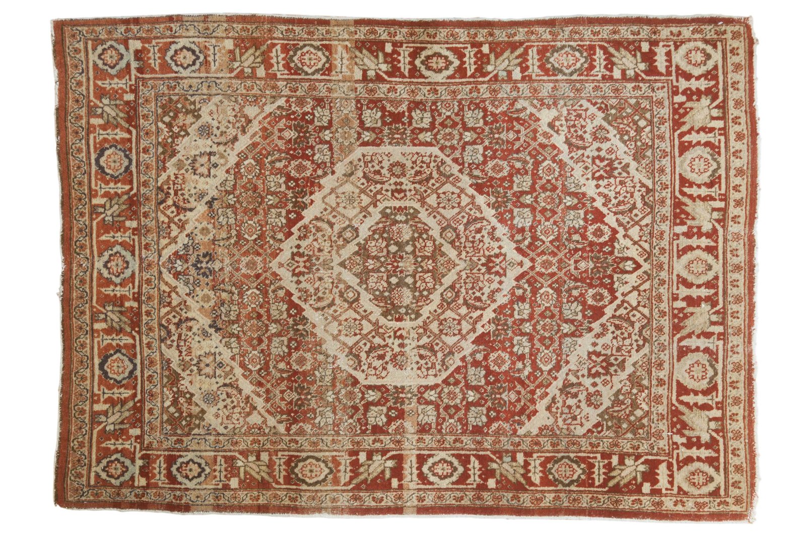 4x5.5 Vintage Tabriz Rug by Old New House® - main product image for Resin Society