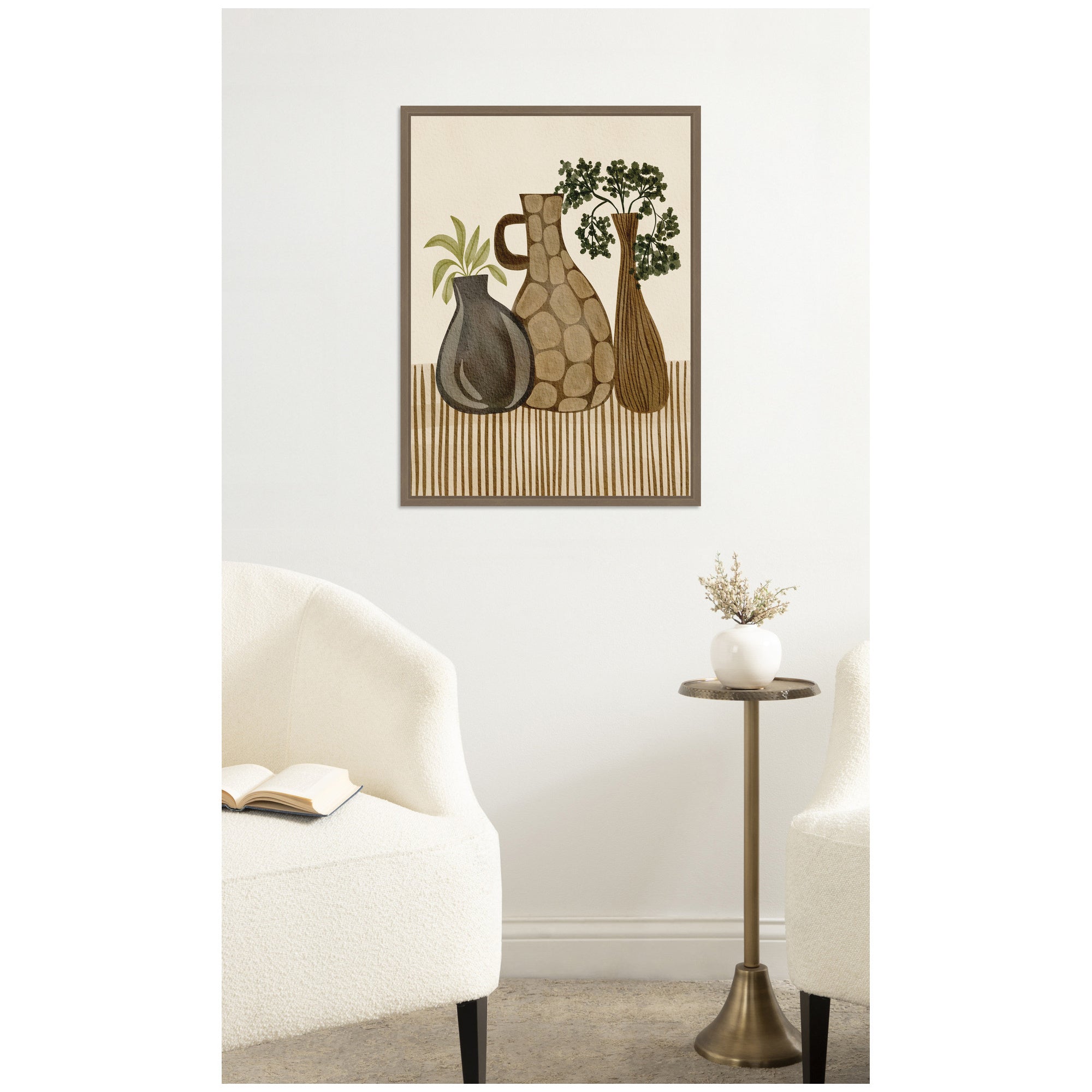 Rustic Stilllife ll by Nikita Jariwala Framed Canvas Wall Art Print