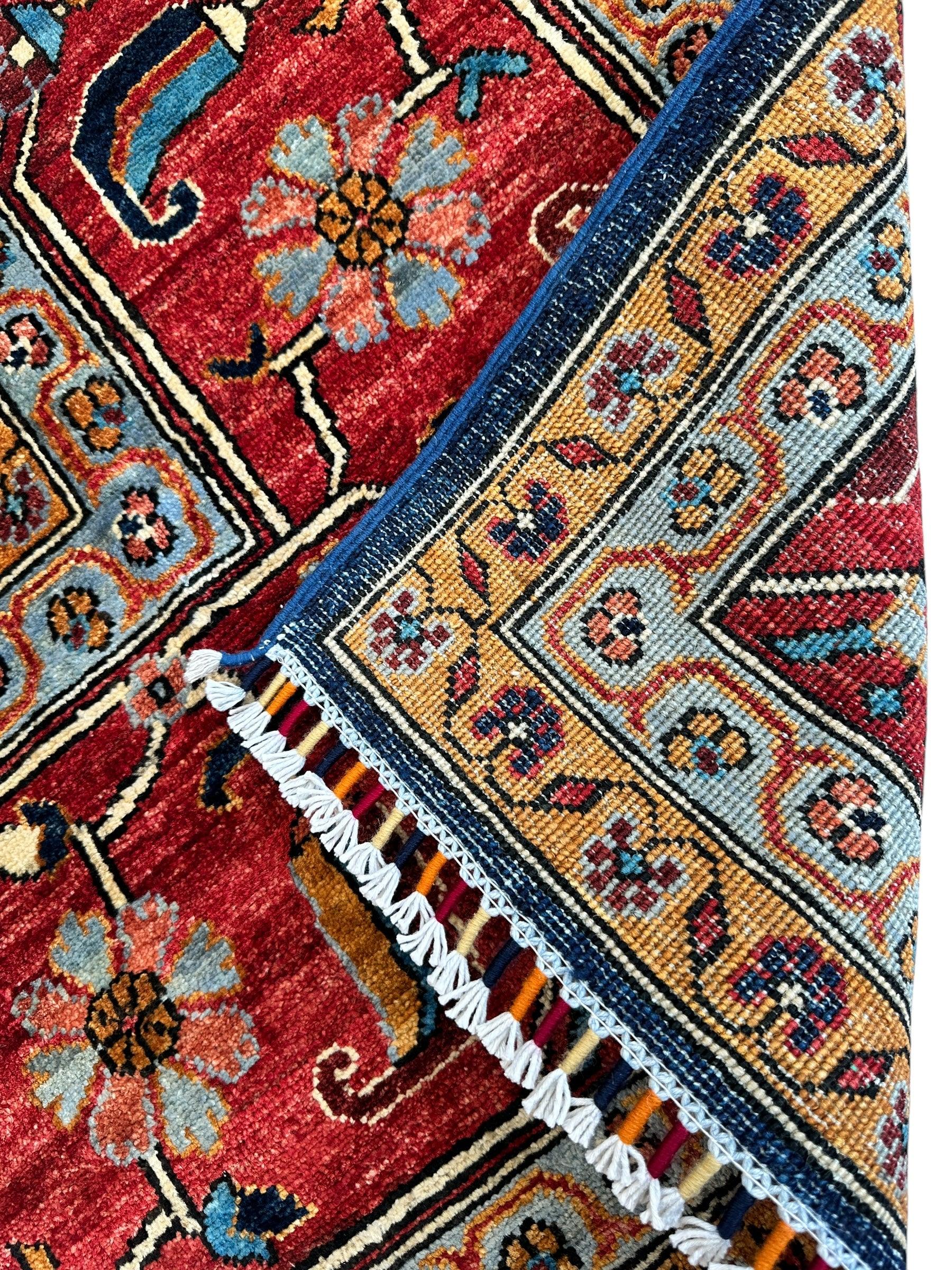 Hand-Knotted Afghani Bidjar Wool Rug – 9’x12’ – Intricate Geometric & by Rugistan - product image 13 for Resin Society