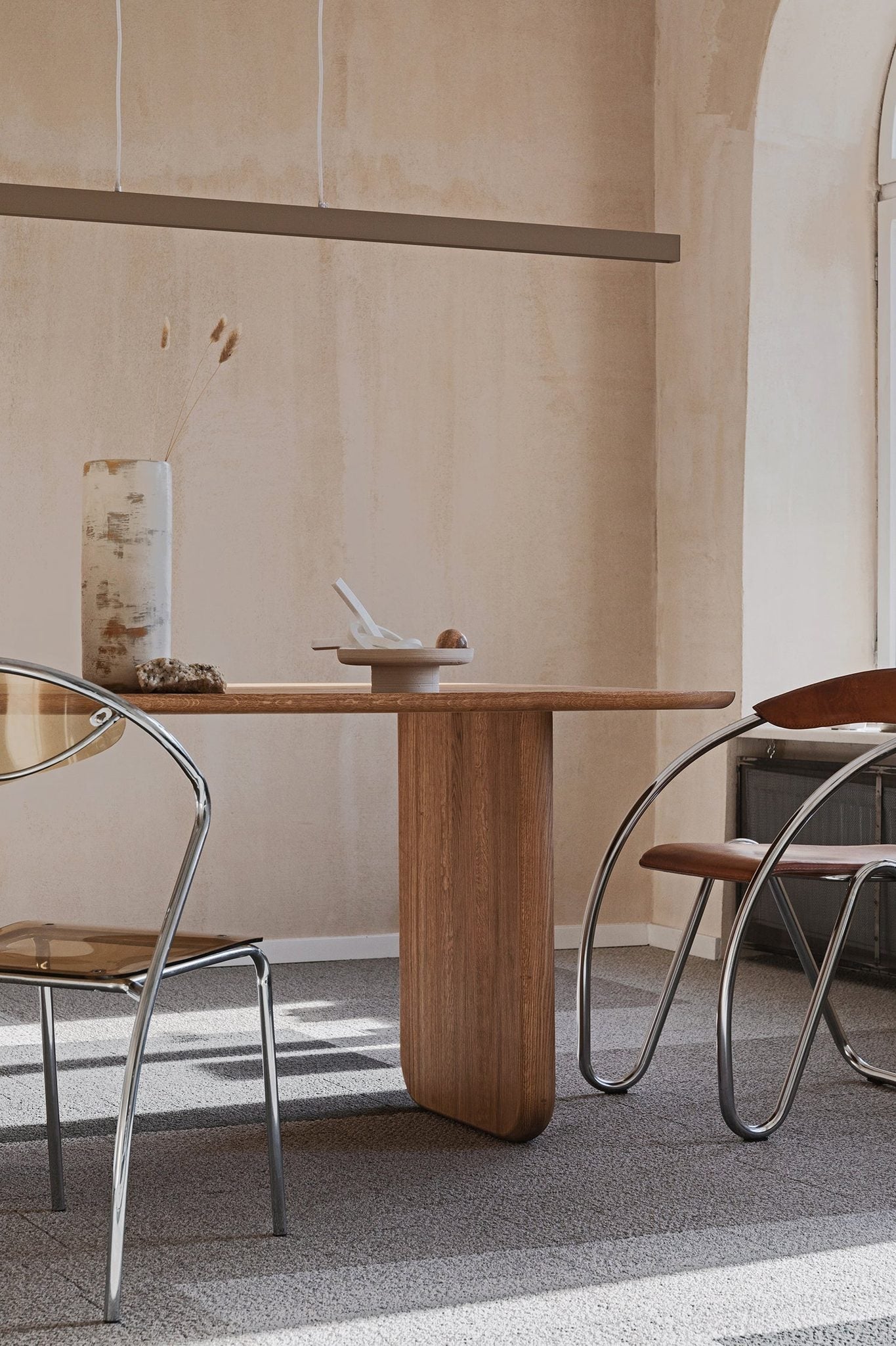 Oval Solid Wood Dining Table by Gizz - product image 4 for Resin Society