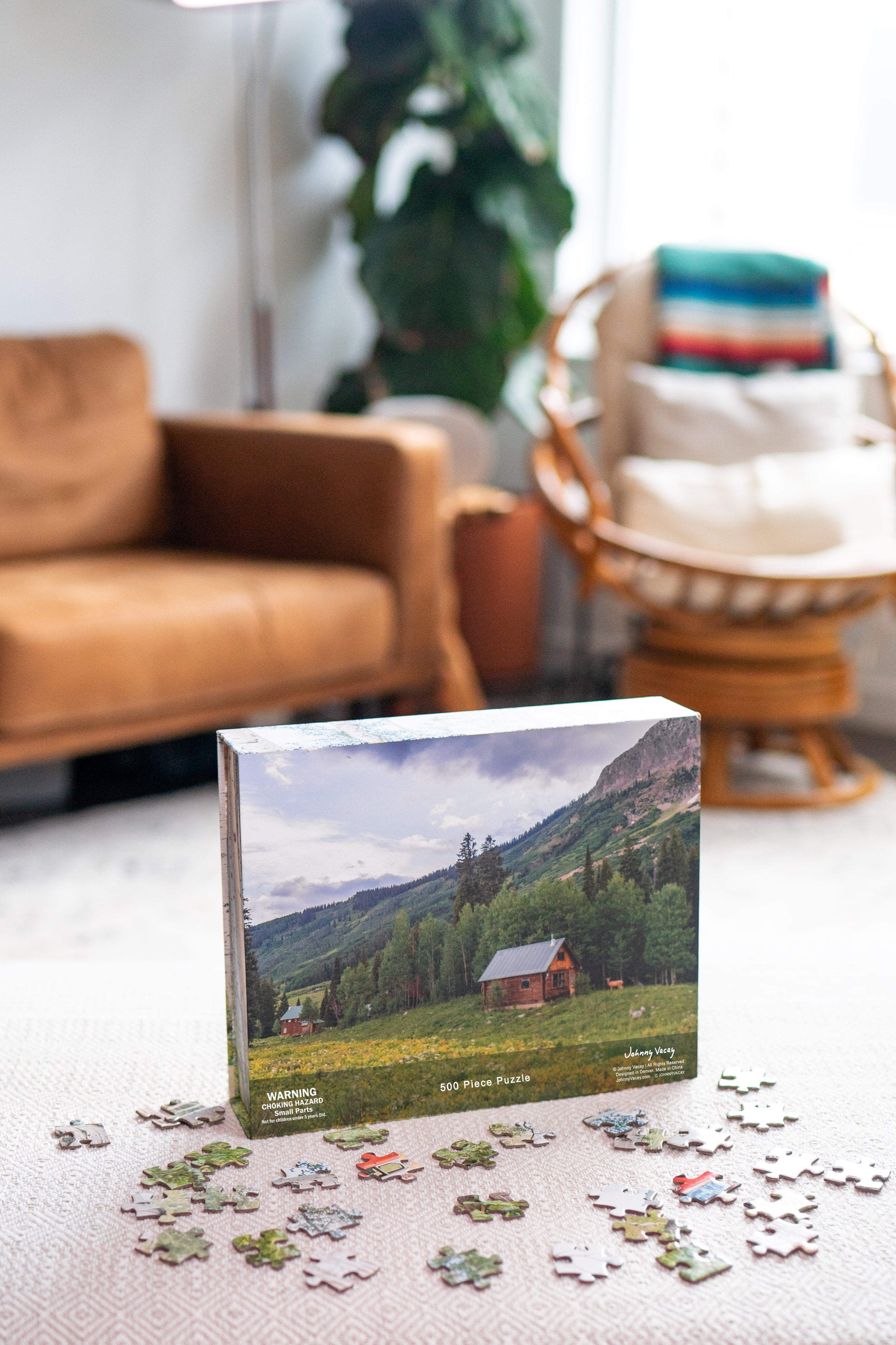 Aspen Scout 500 Piece Puzzle by Johnny Vacay - product image 3 for Resin Society