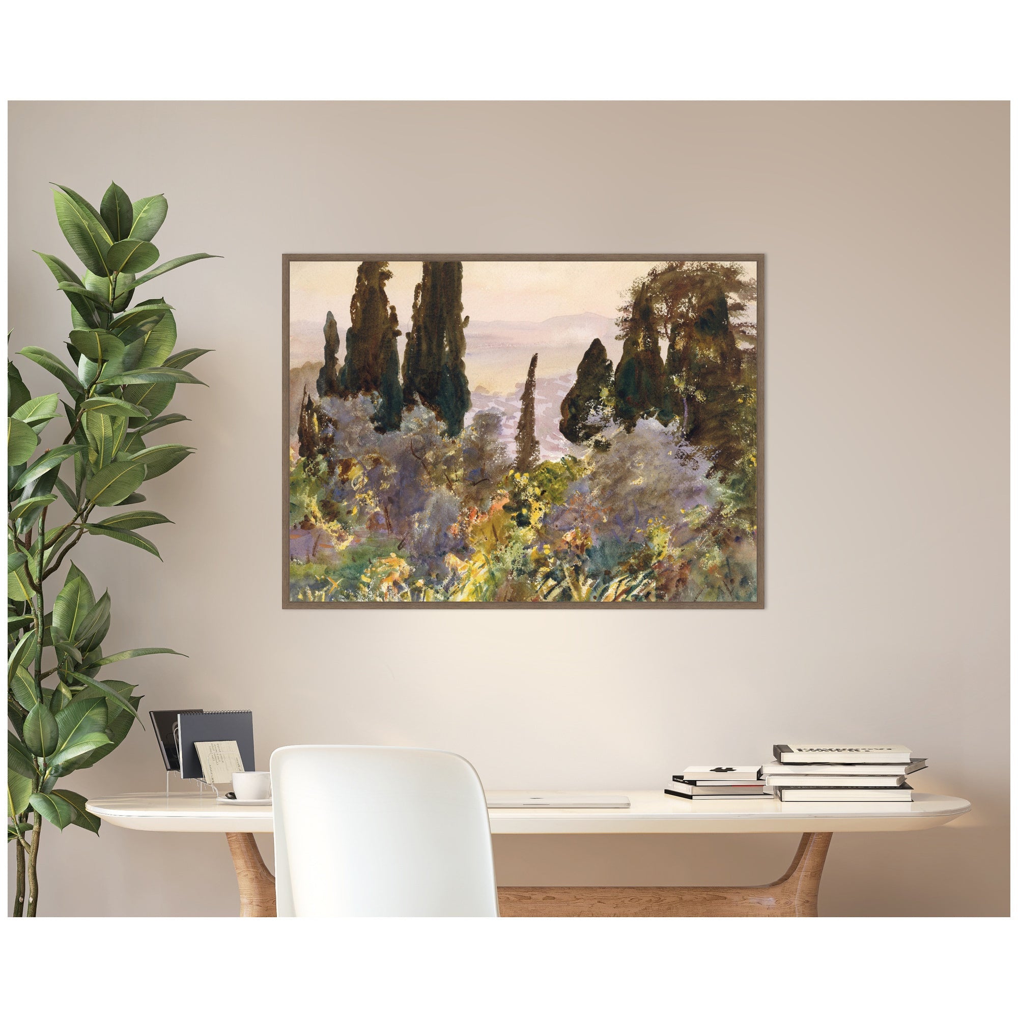 Granada 1912 John Singer Sargent by Nostalgia Prints Framed Canvas Wall Art Print