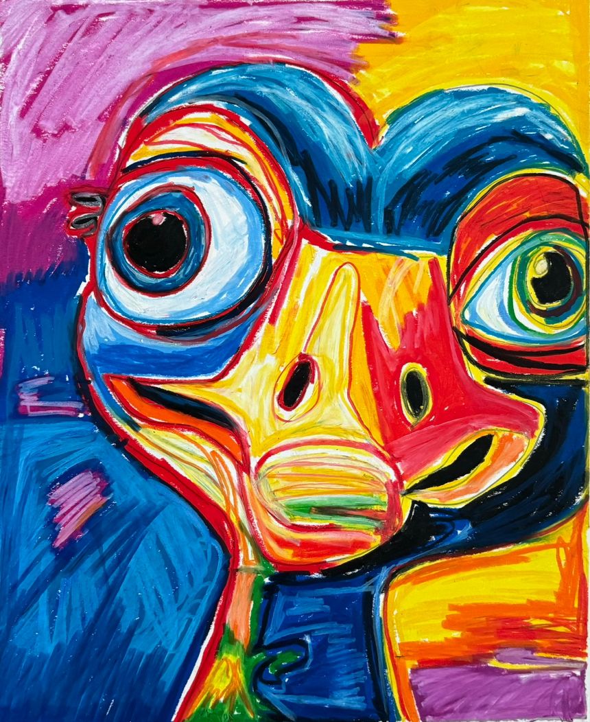 Quack The Goose - Art Prints by Vichy's Art - Resin Society