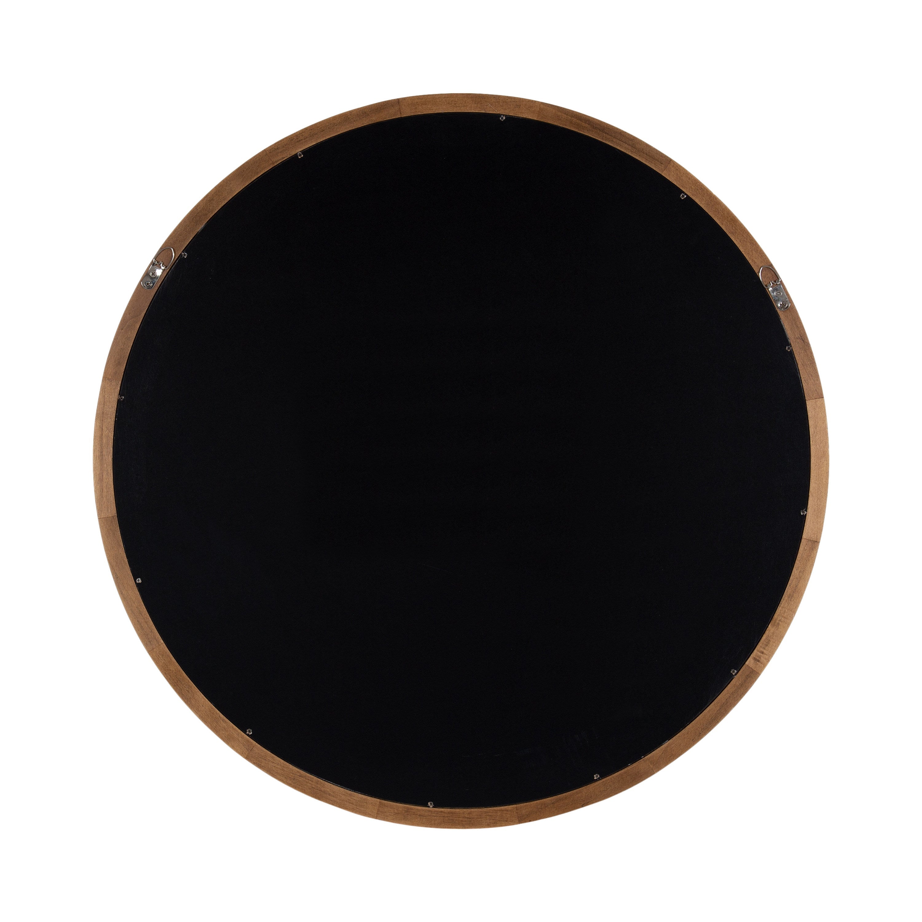 Hatherleigh Round Wood Wall Mirror
