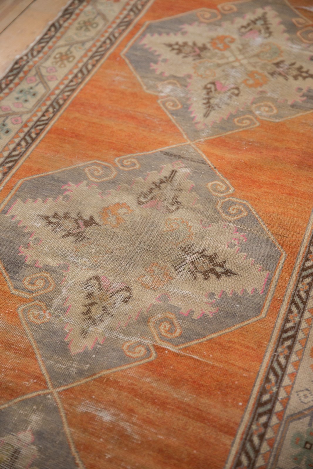 3.5x11 Vintage Distressed Oushak Rug Runner by Old New House® - product image 14 for Resin Society