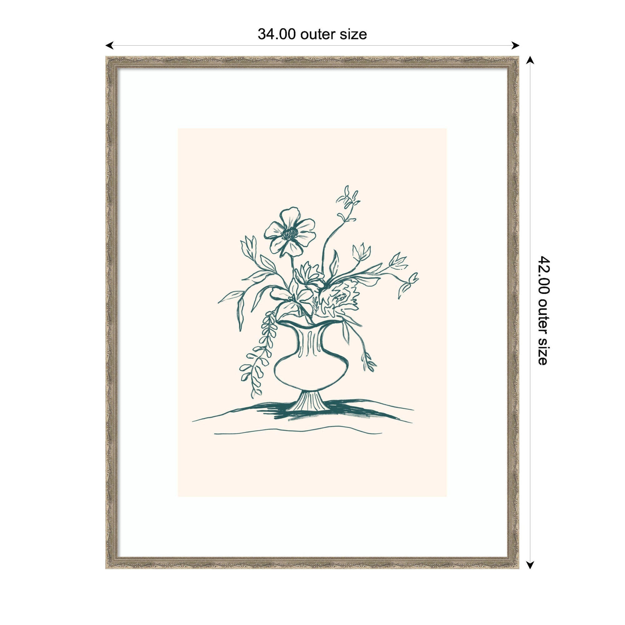 Framed Art Summer Stems by Kate Aurelia Holloway