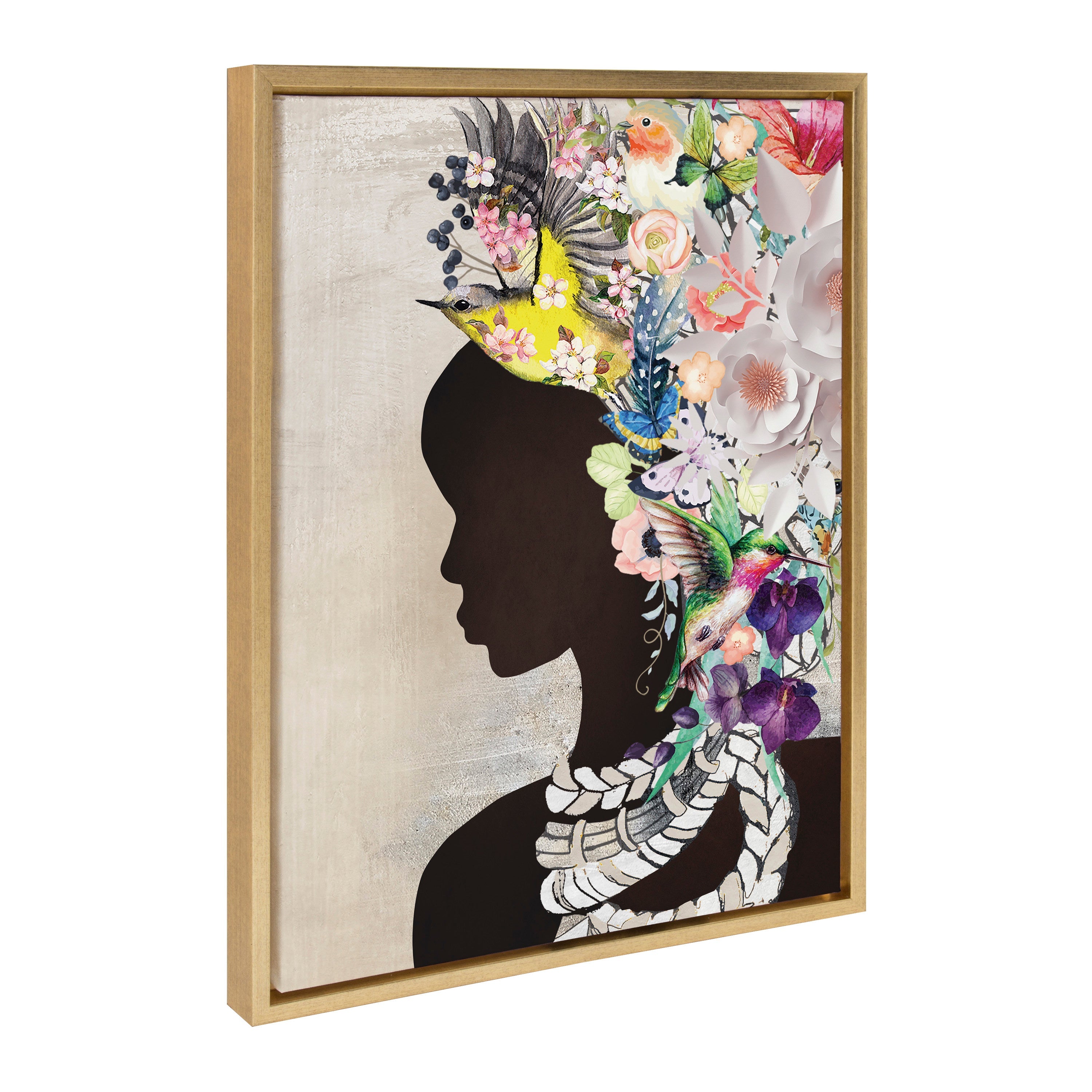 Sylvie Natural Woman Framed Canvas by kateandlaurel - product image 10 for Resin Society