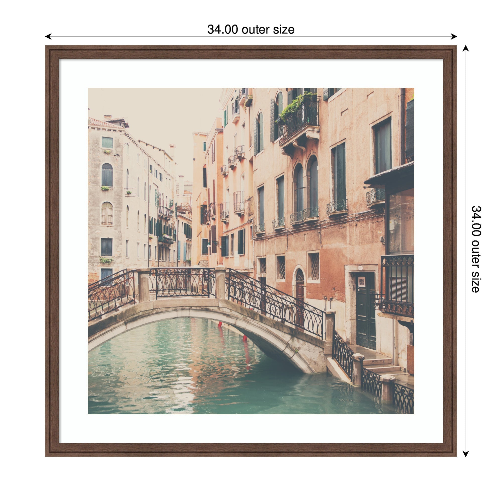 Framed Art Wandering The Streets of Venice by Laura Evans