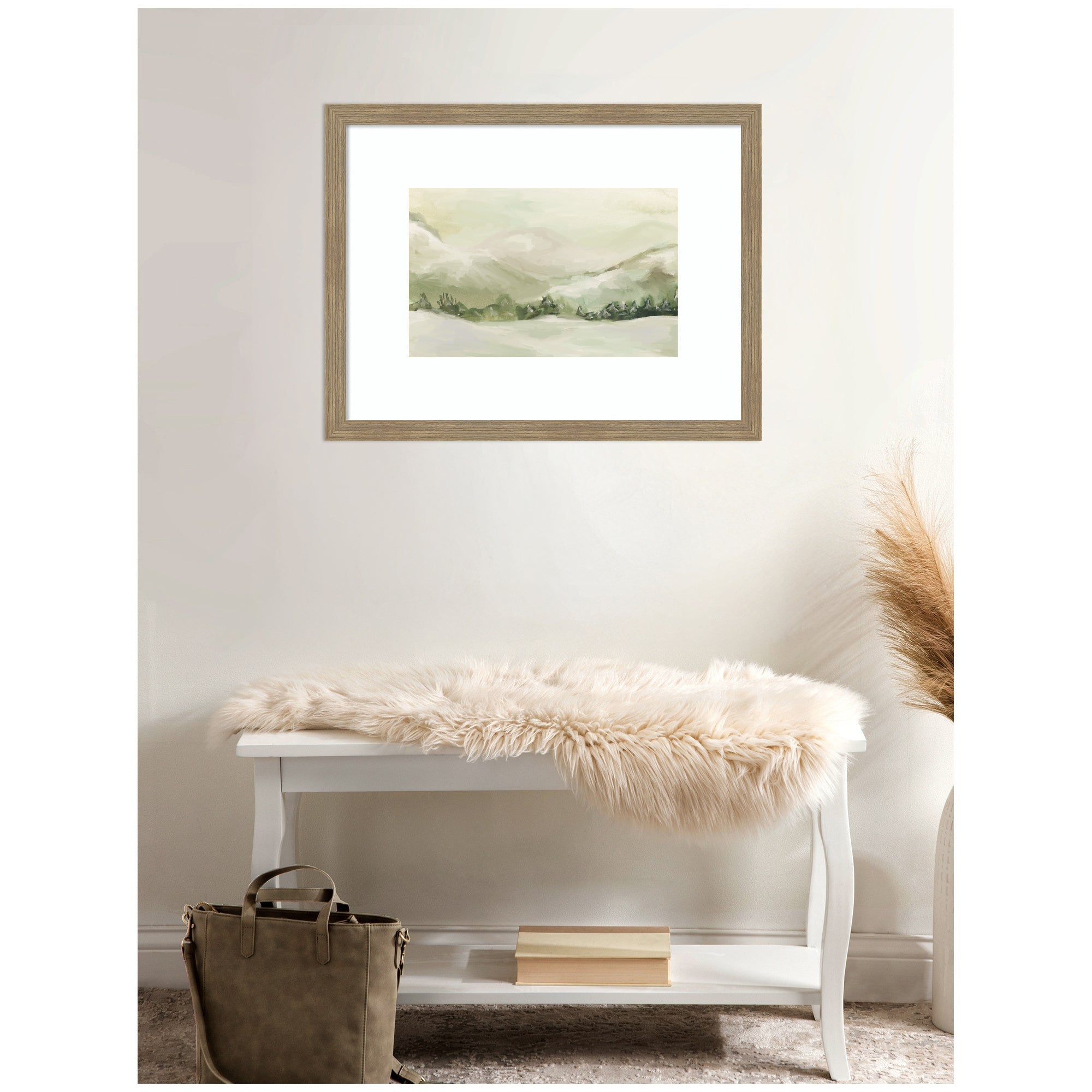 AQ Winter Landscape No.
3 by Annie Quigley Framed Wall Art Print