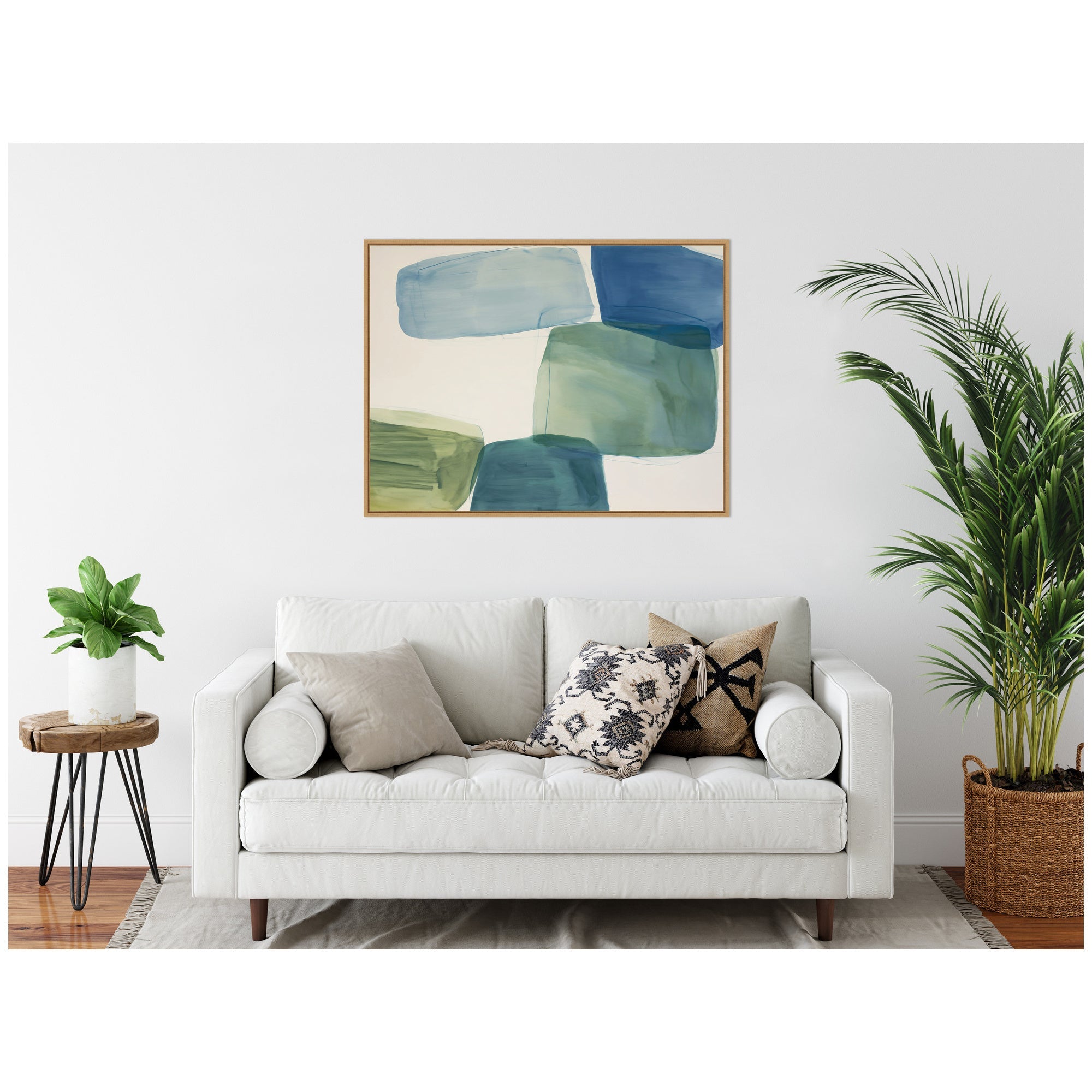 Coastal Calm No.
2 by Amy Lighthall Framed Canvas Wall Art Print