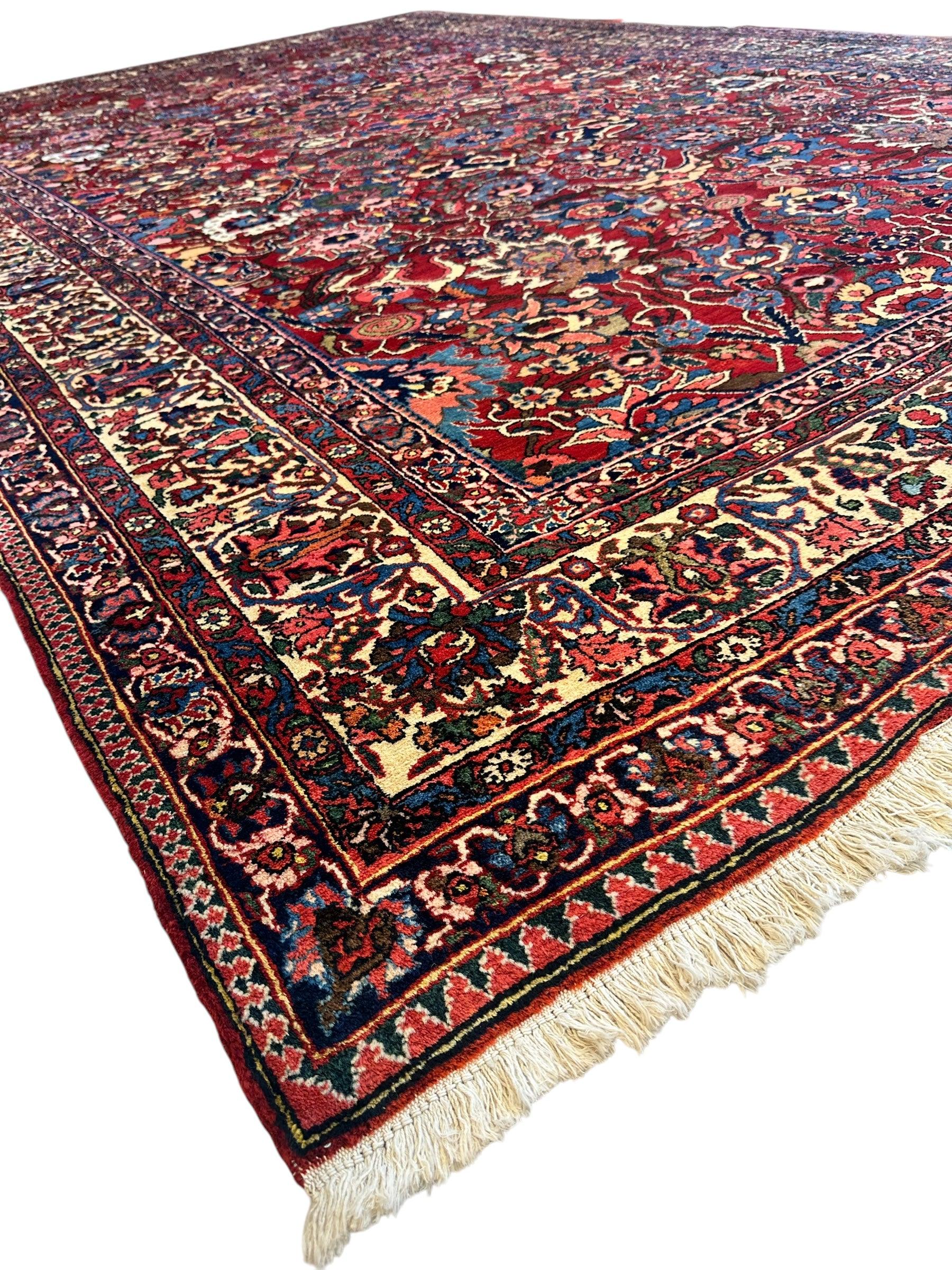 Antique Persian Bakhtiari Rug – Timeless Masterpiece 8'6" x 13'2" by Rugistan - product image 5 for Resin Society