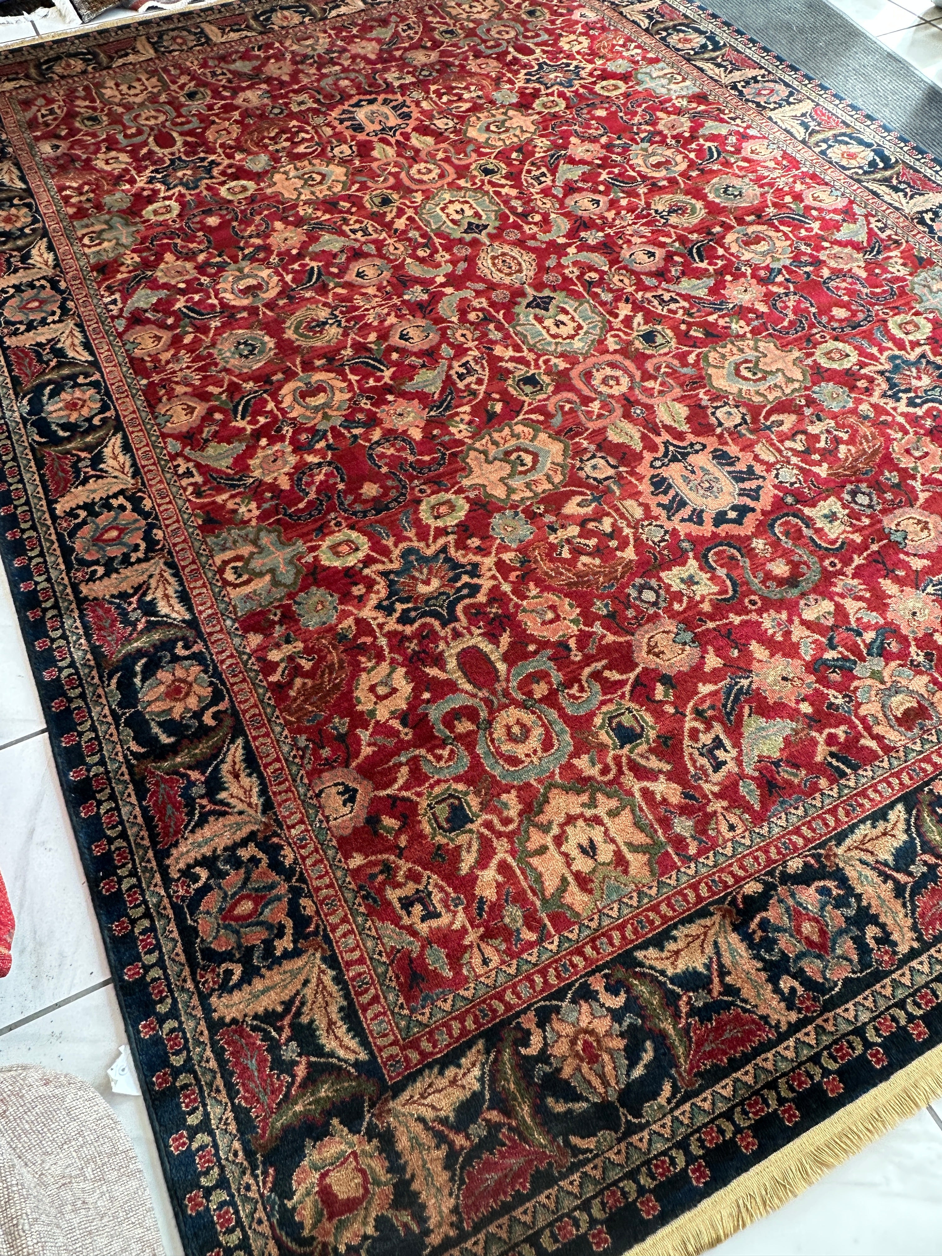 Karastan Samovar Teawash Wool Rug – 8’8” x 12’ – Vintage Elegance by Rugistan - product image 5 for Resin Society