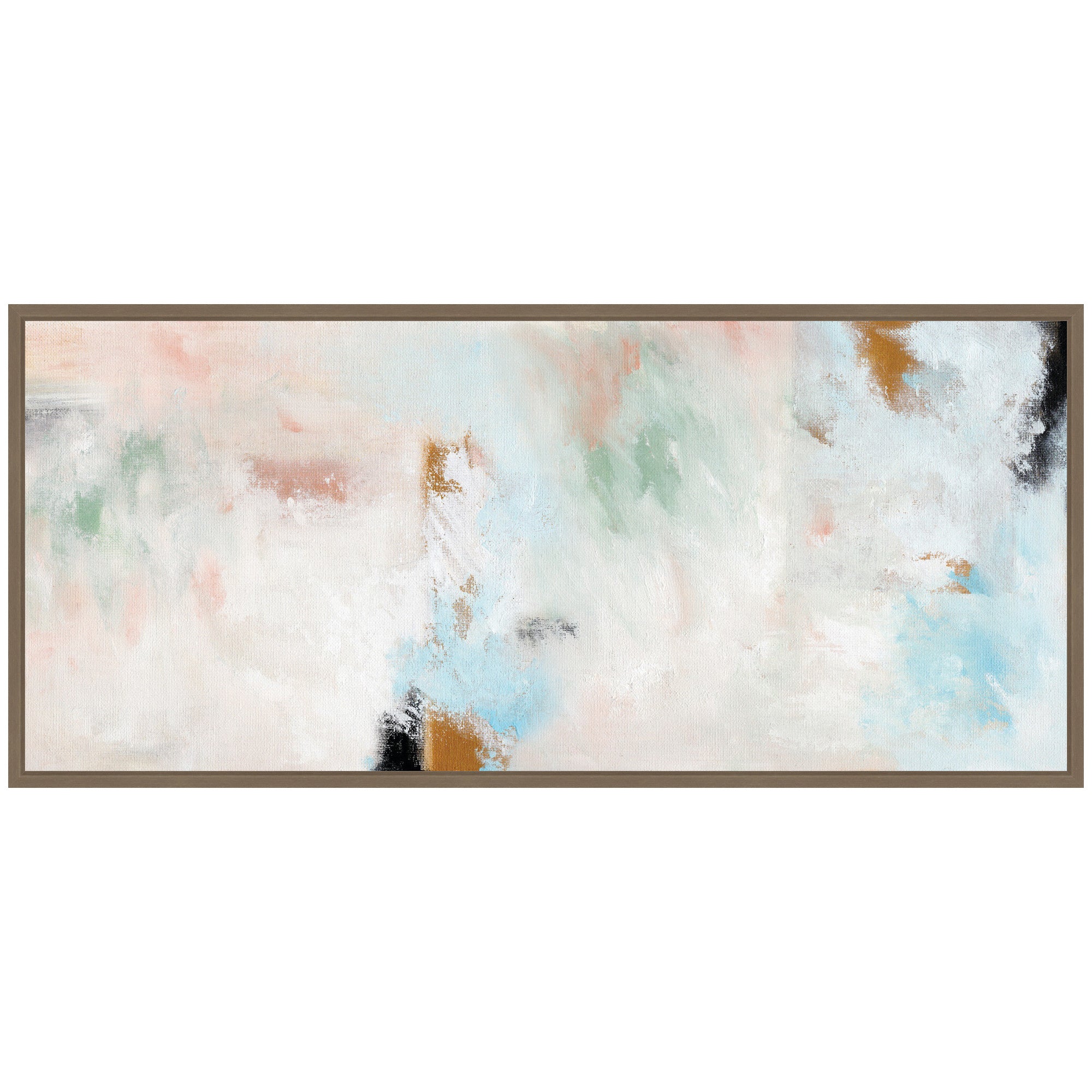 Sylvie Foggy Ice Forest Framed Canvas by Nikita Jariwala