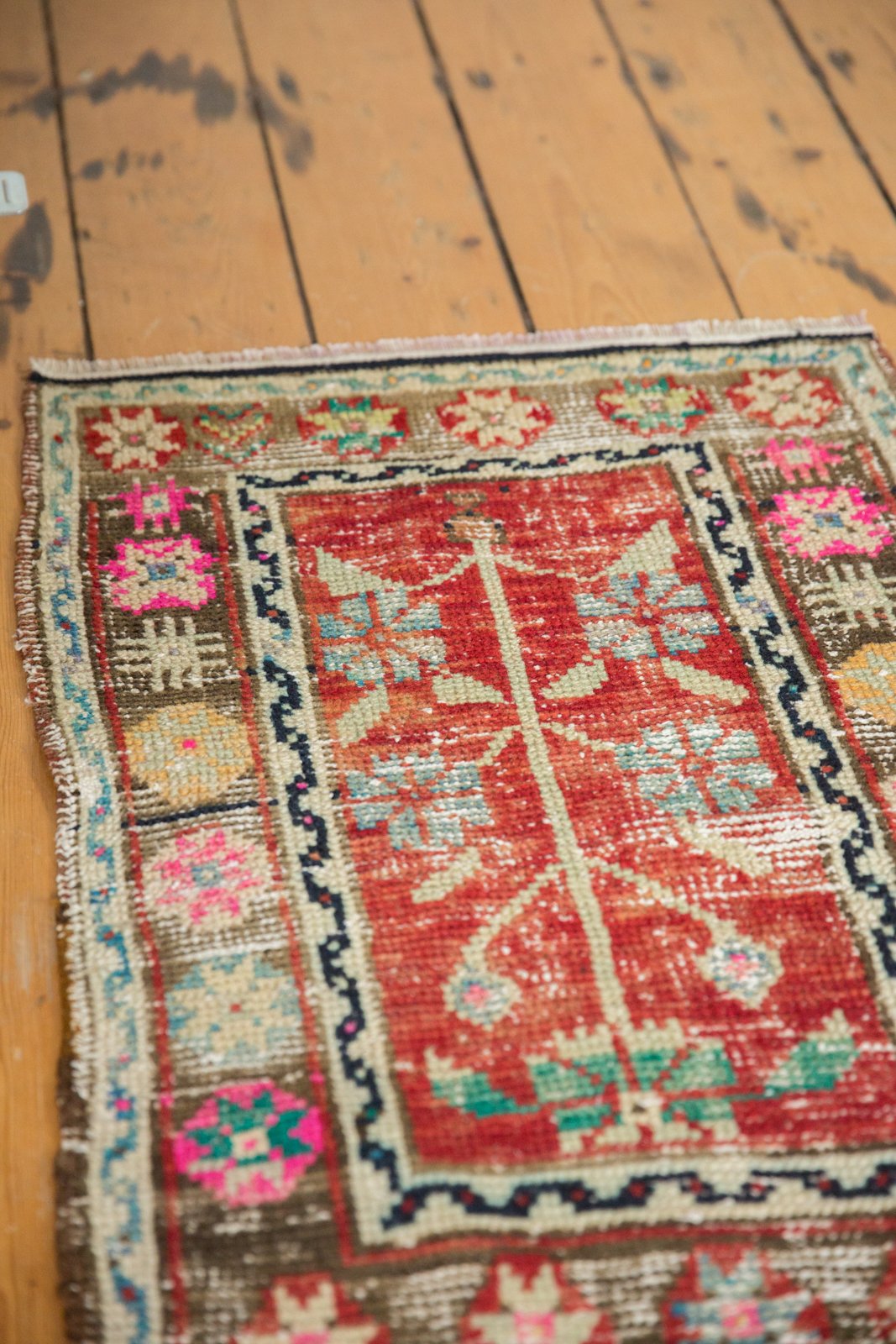 1.5x2.5 Vintage Distressed Oushak Rug Mat by Old New House® - product image 4 for Resin Society