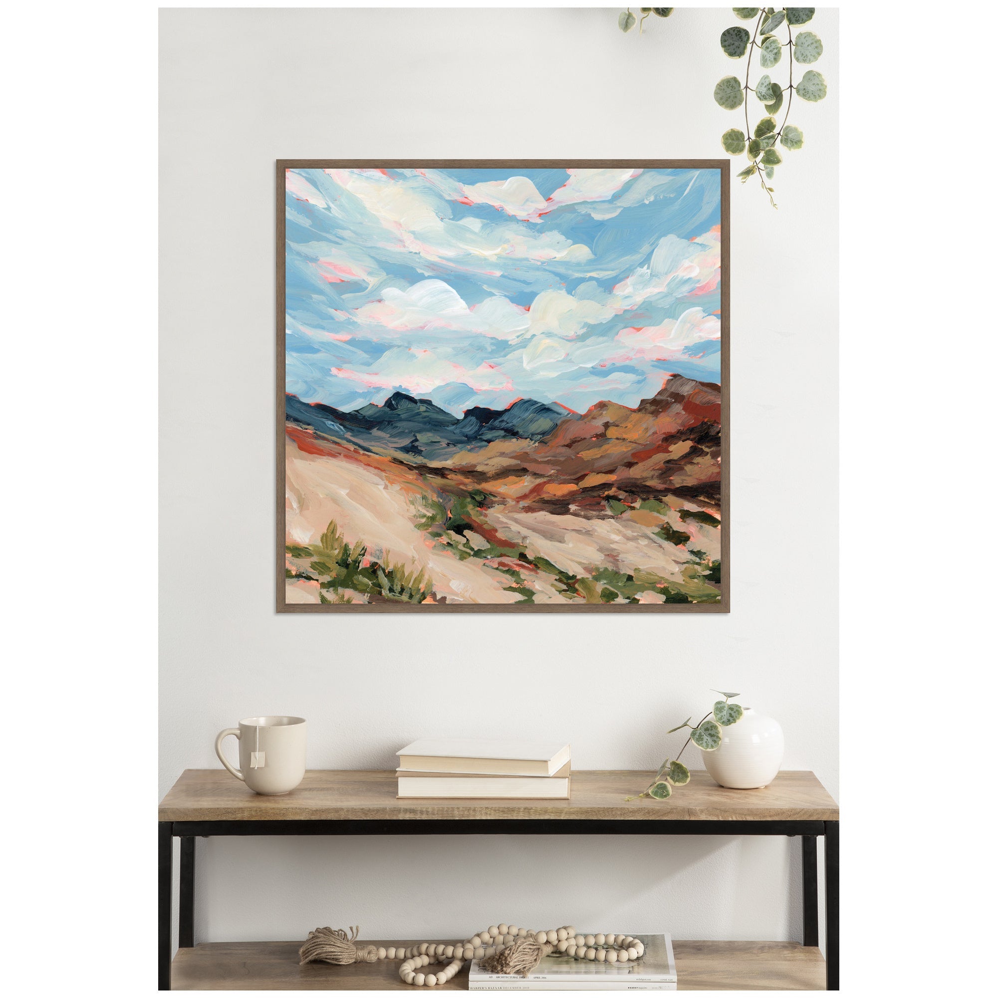 Nevada by Emily Kenney Framed Canvas Wall Art Print