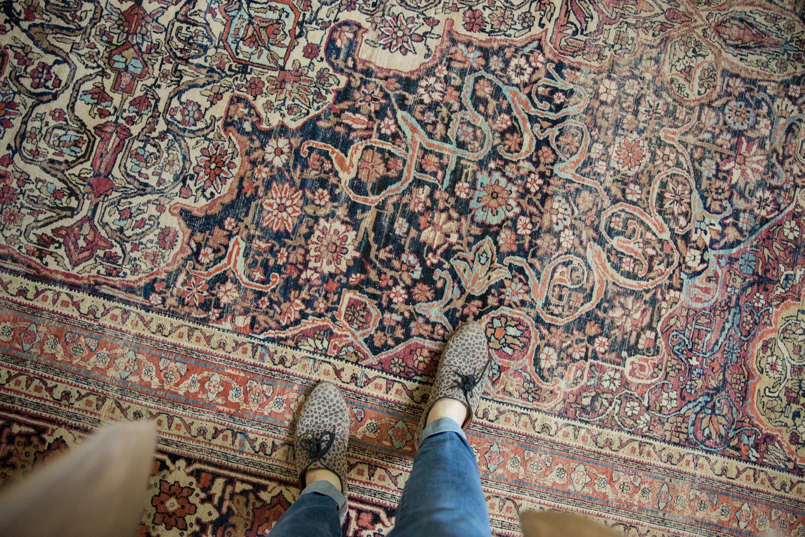 10.5x16.5 Antique Kermanshah Carpet by Old New House® - product image 2 for Resin Society