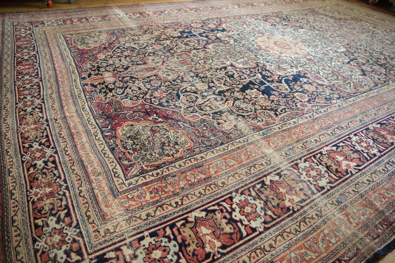 10.5x16.5 Antique Kermanshah Carpet by Old New House® - product image 14 for Resin Society