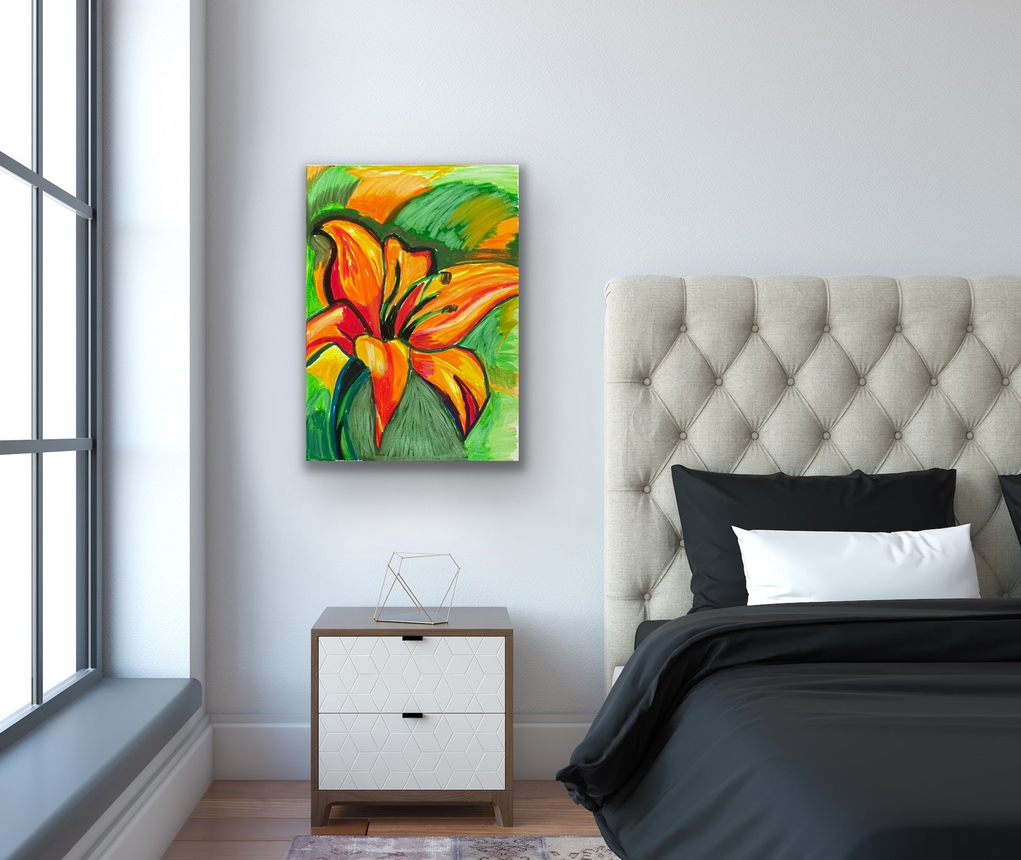 Fire Lily - Art Prints detail image - Resin Society