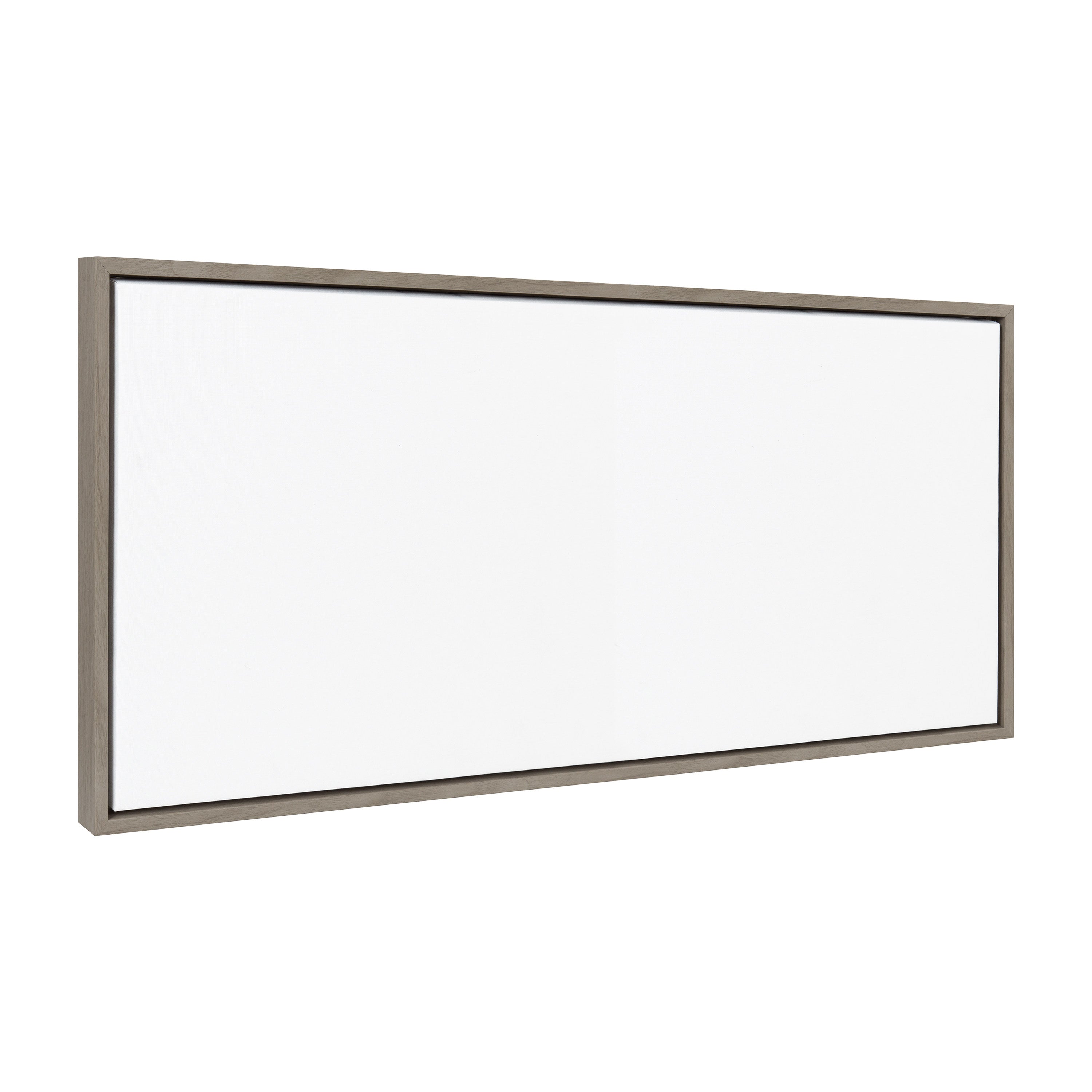 Sylvie Blank Framed Canvas 18x40