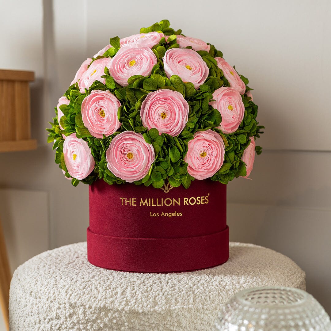 Classic Bordeaux Suede Box by The Million Roses - product image 5 for Resin Society