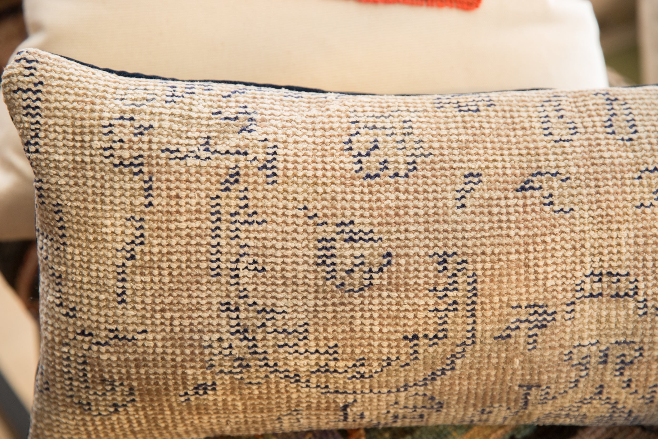 Reclaimed Rug Fragment Pillow