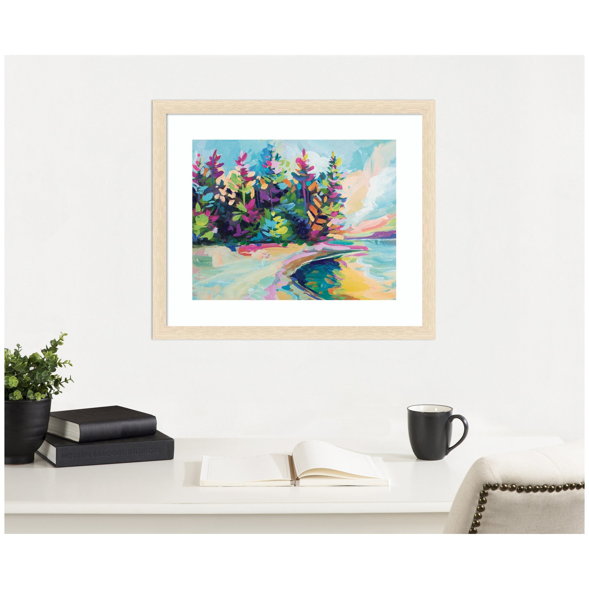 Framed Art Saturday In Door County by Rachel Christopoulous