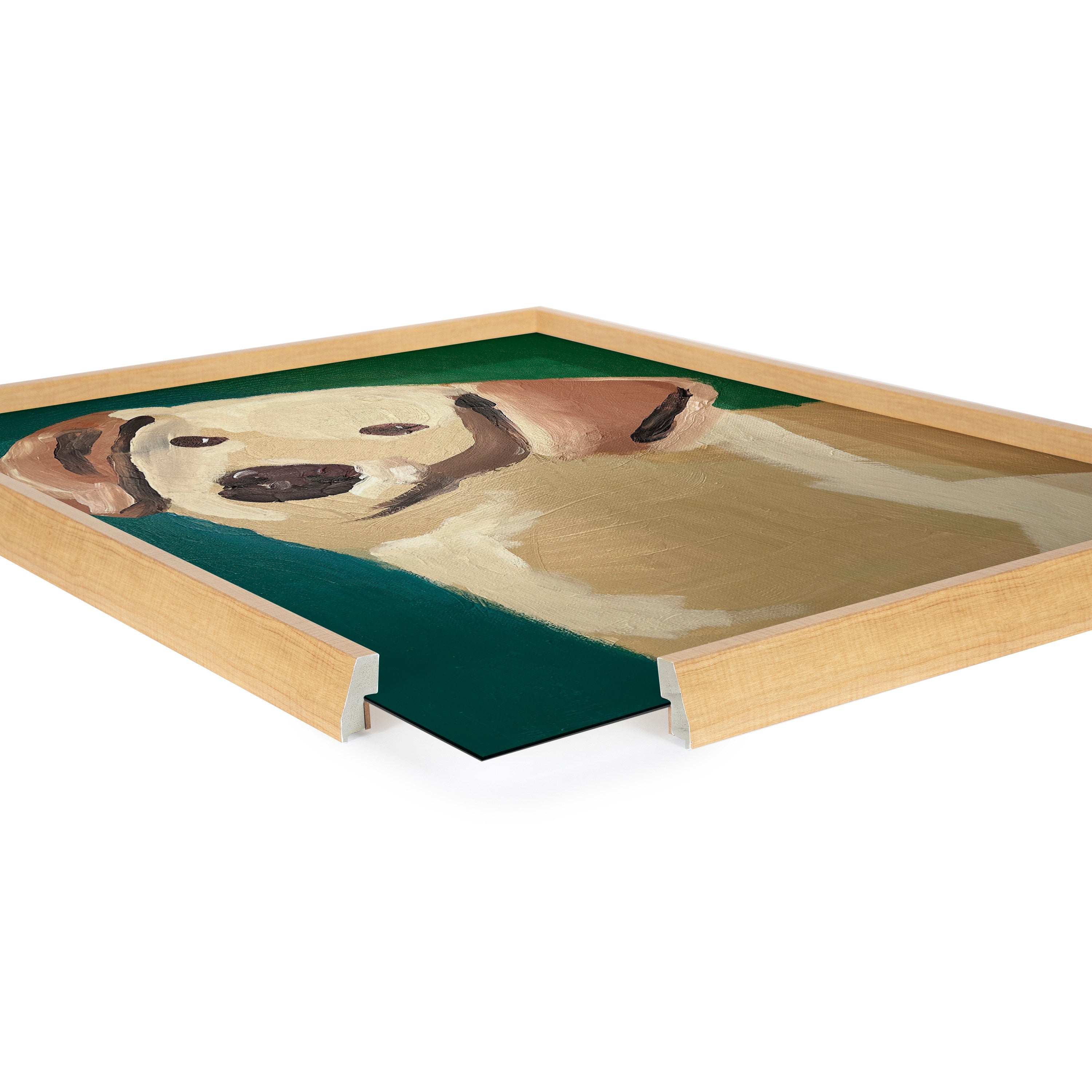 Blake Lily Framed Printed Glass by Caleb Griswold by kateandlaurel - product image 3 for Resin Society