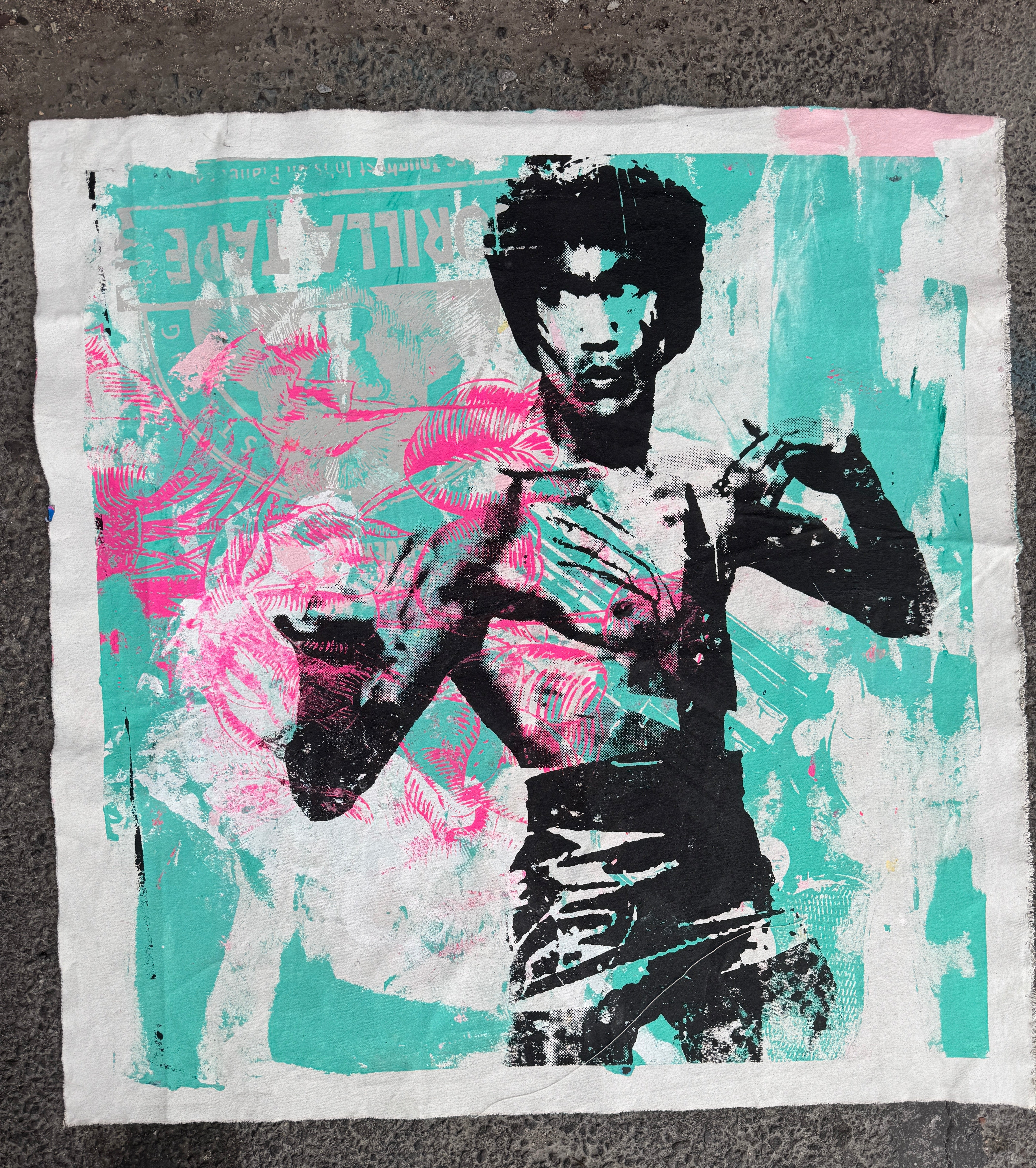 Bruce Lee & The Green Gun by Denis OUCH - main product image for Resin Society