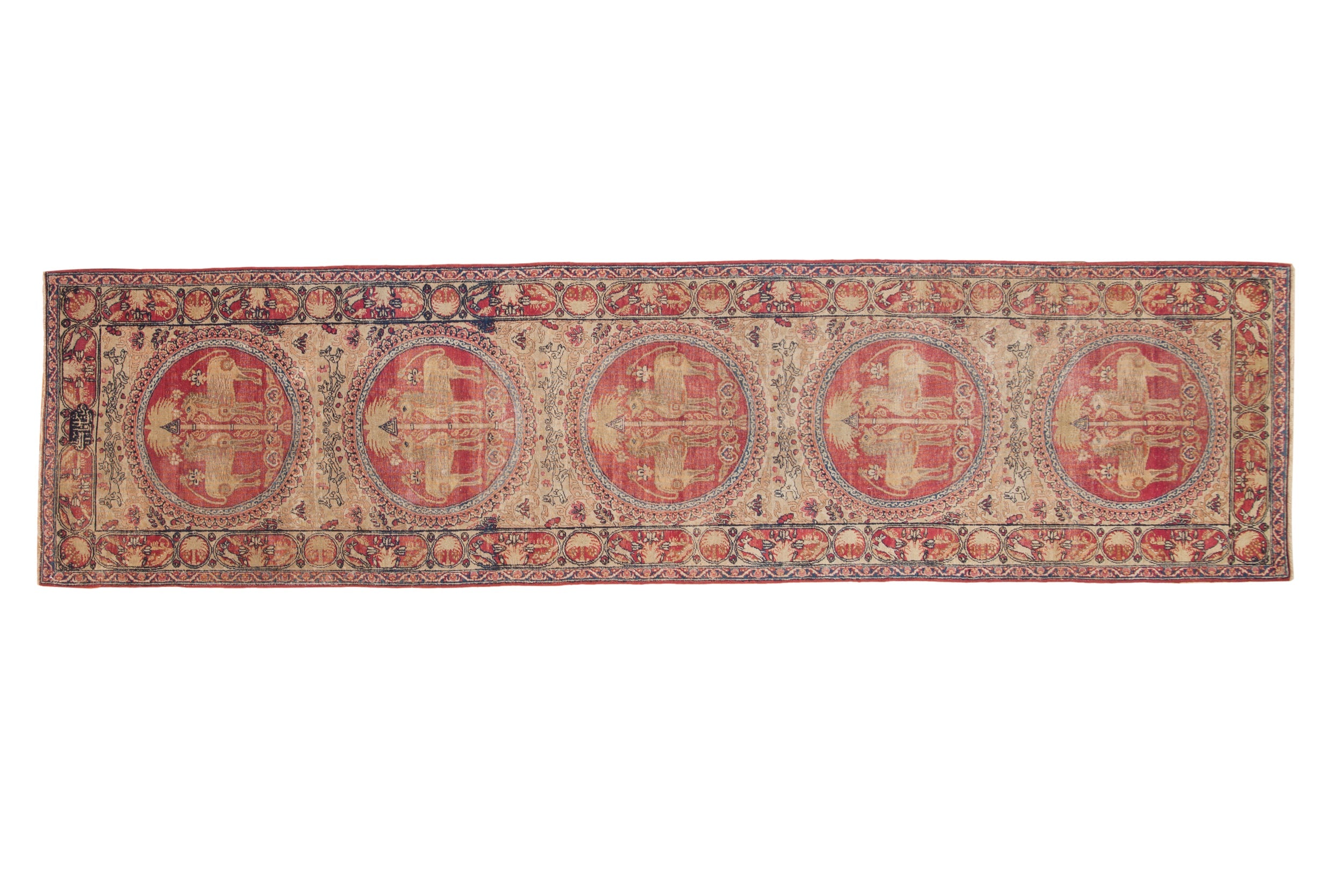 3x11.5 Antique Kerman Rug Runner by Old New House® - main product image for Resin Society