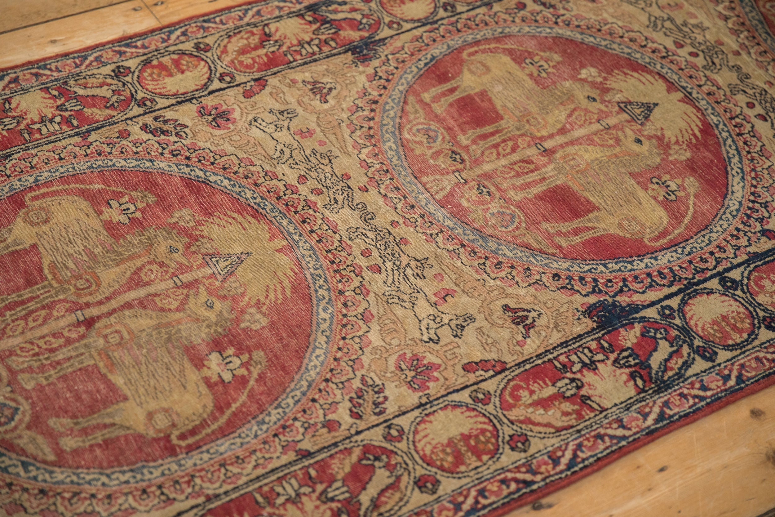 3x11.5 Antique Kerman Rug Runner by Old New House® - product image 10 for Resin Society