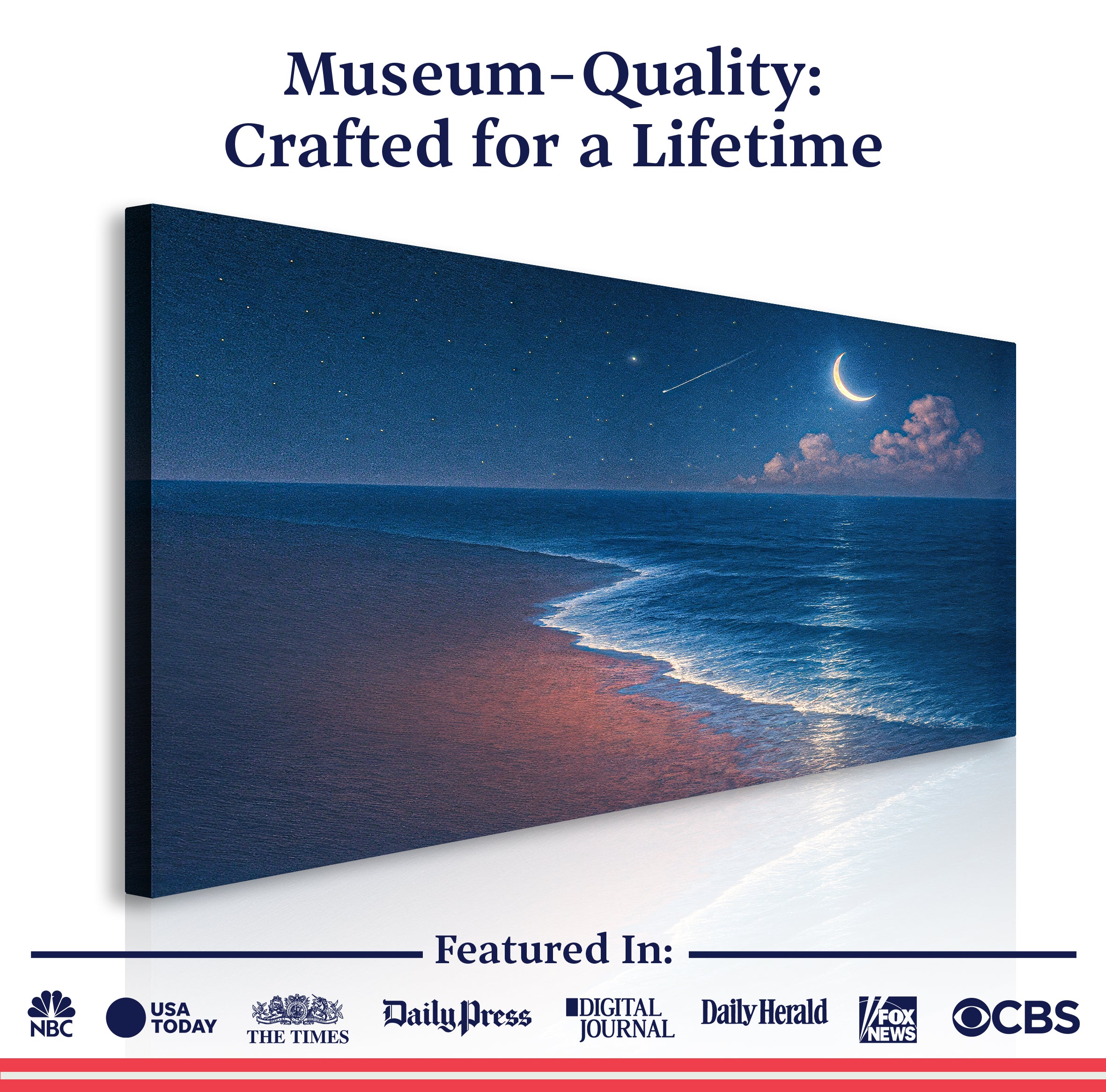 Beach Shoreline Coastal Wall Art V by Tailored Canvases - product image 6 for Resin Society