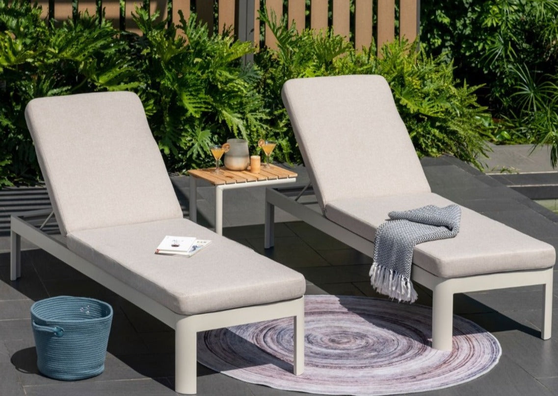 Portals Light Sun Lounger - 1pc by LifestyleGarden US - main product image for Resin Society