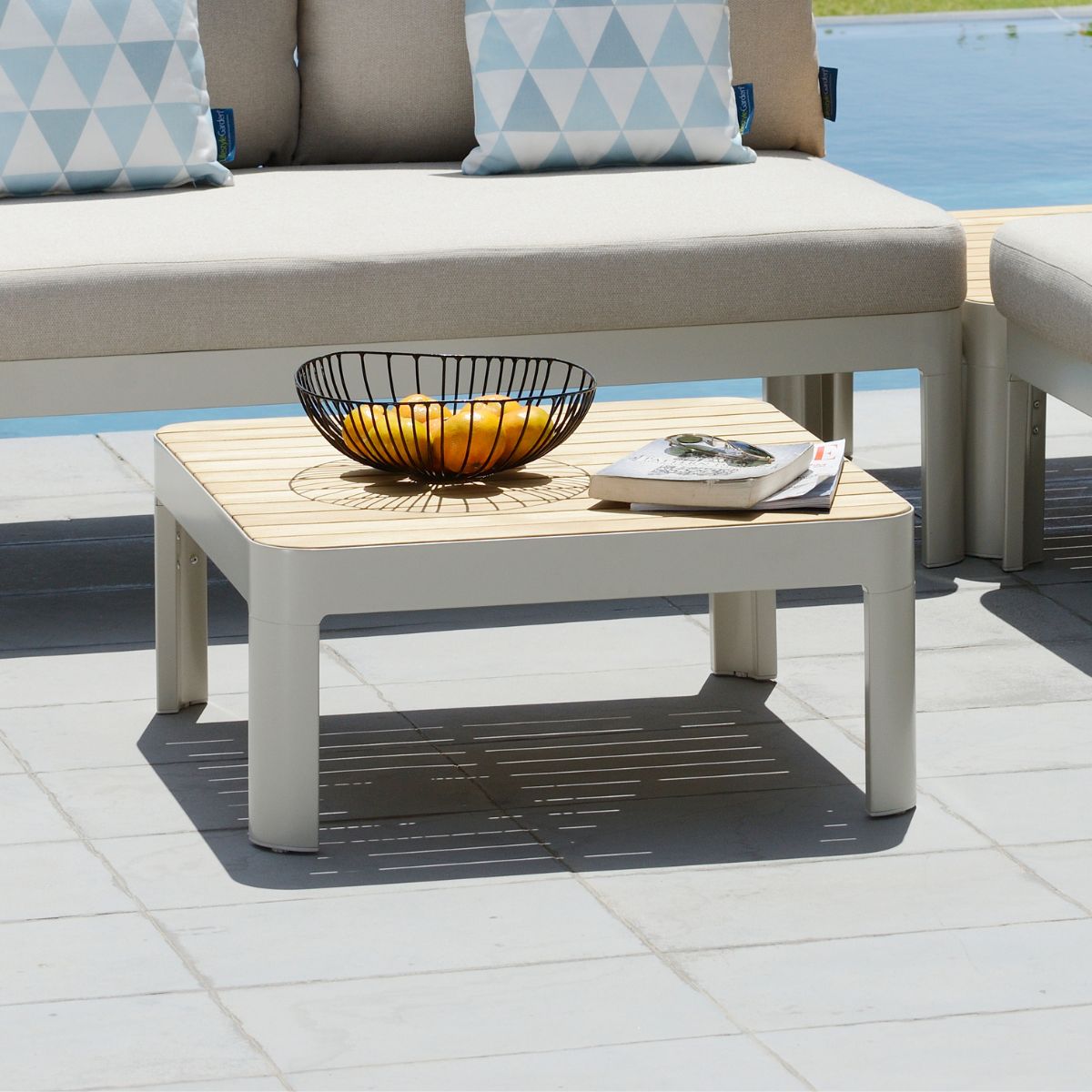 Portals Light Square Coffee Table by LifestyleGarden US - main product image for Resin Society
