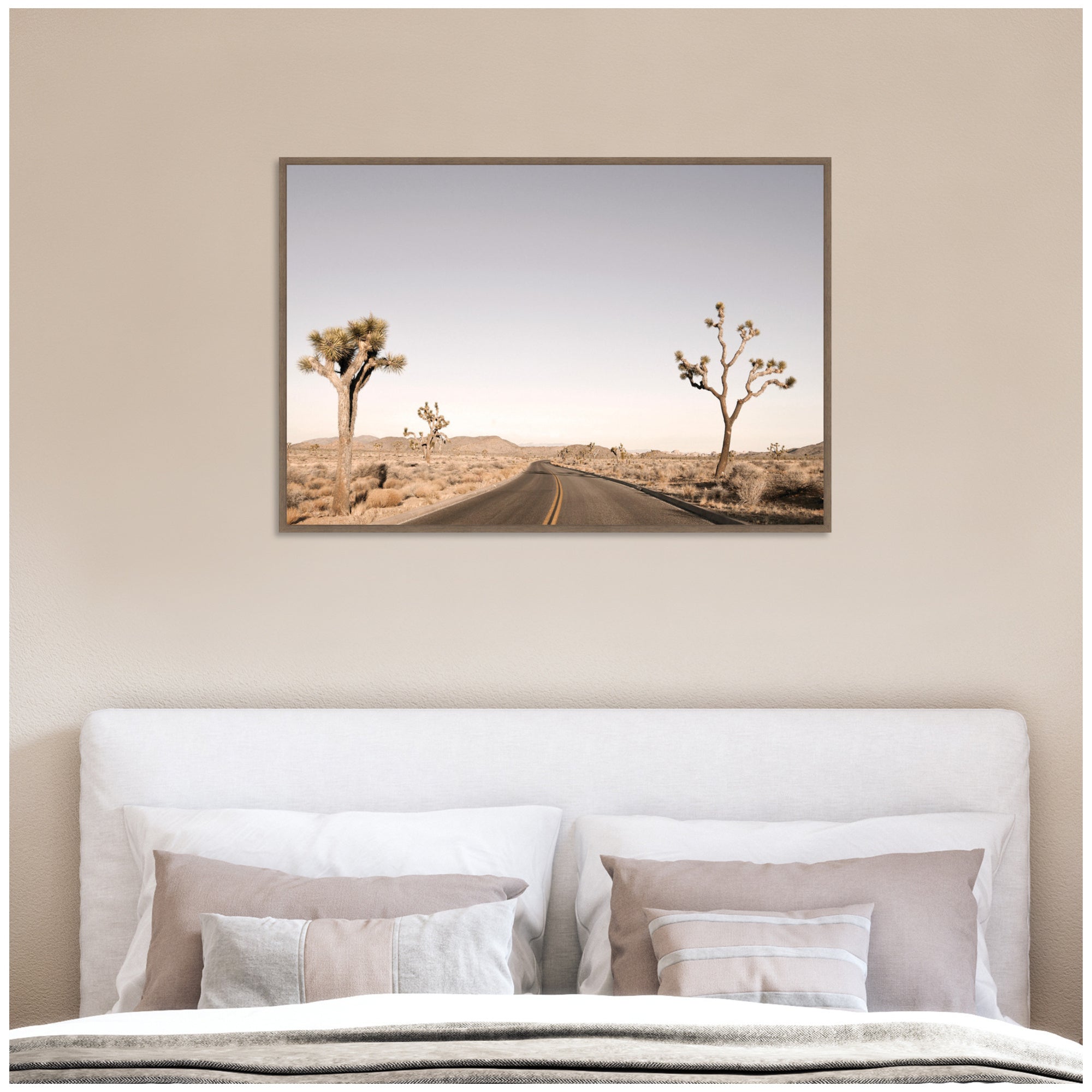 Driving Joshua Tree No.
3 by Alicia Bock Framed Canvas Wall Art Print