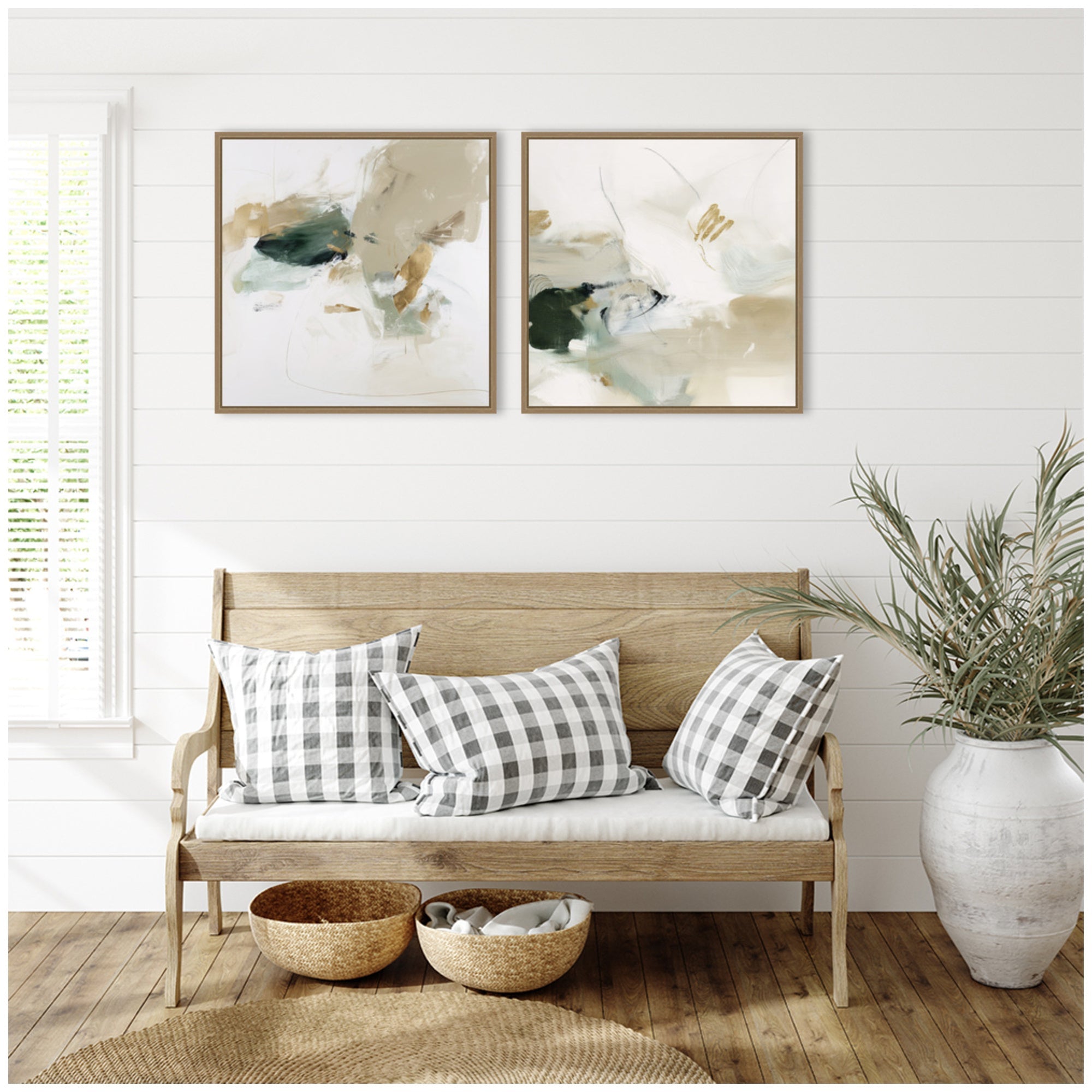 Field No.
1 & No.
2 2 Piece Framed Canvas Wall Art Set by Amy Lighthall