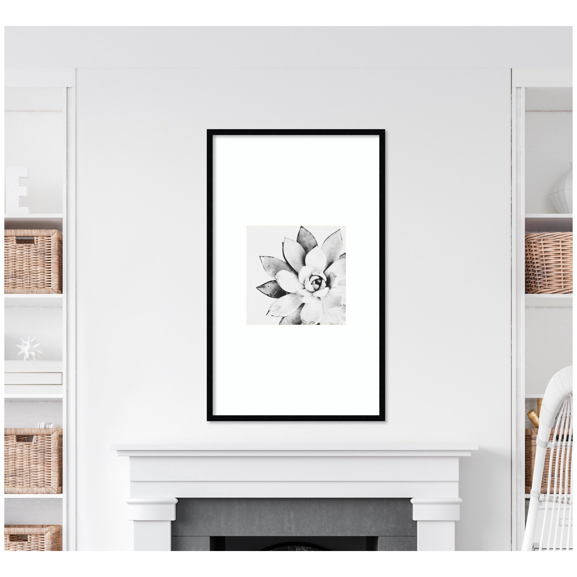 Modern Succulent by Tai Prints Framed Wall Art Print