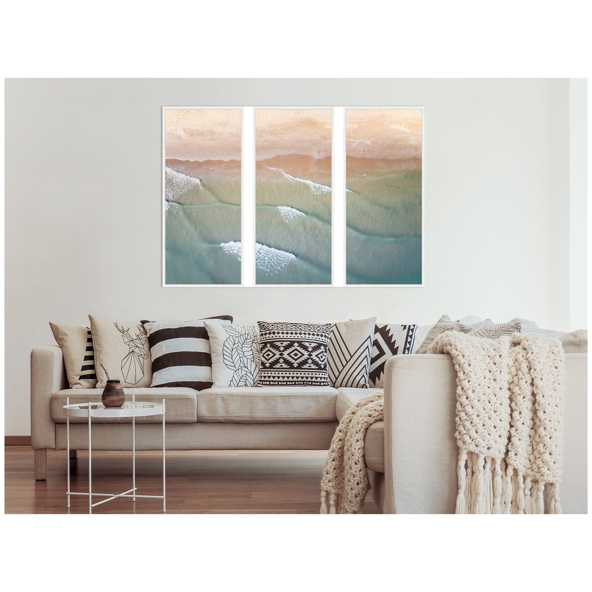Layers of Water 3 Piece Framed Canvas Wall Art Set by Emiko and Mark Franzen F2 Images