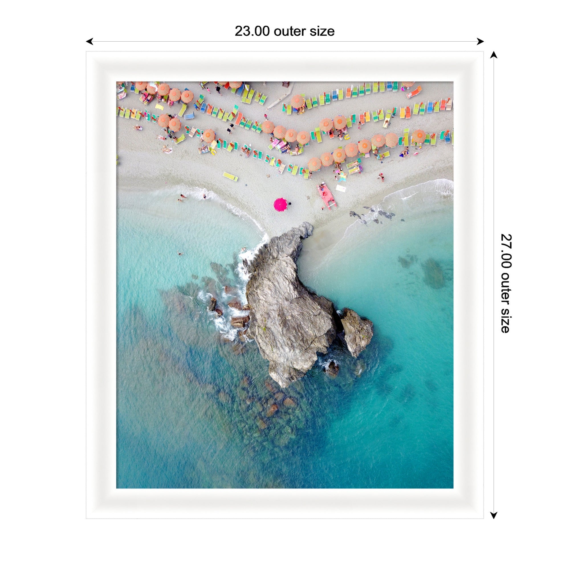 Framed Art Monterosso 7 by Rachel Bolgov