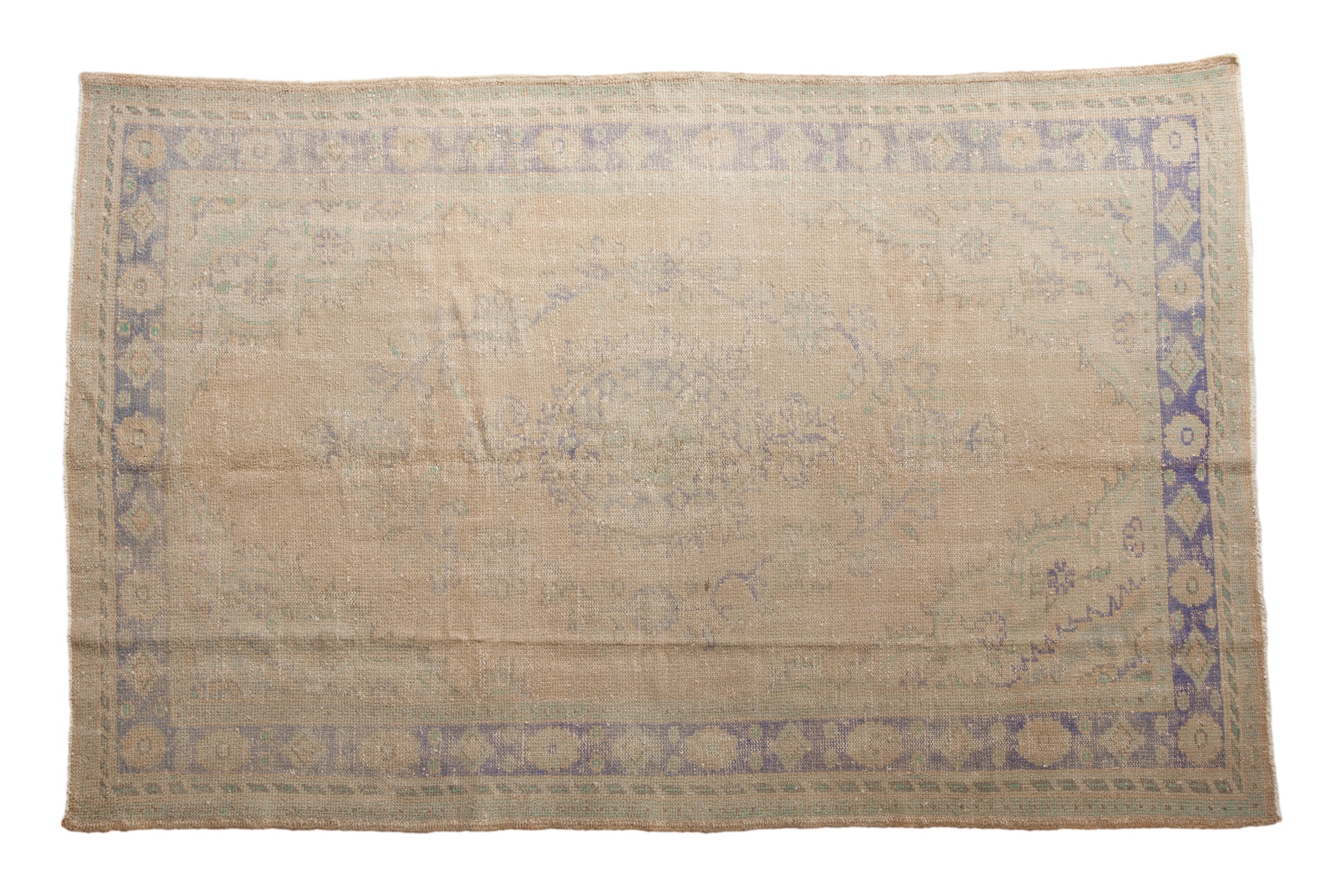 6x9.5 Vintage Distressed Oushak Carpet by Old New House® - main product image for Resin Society