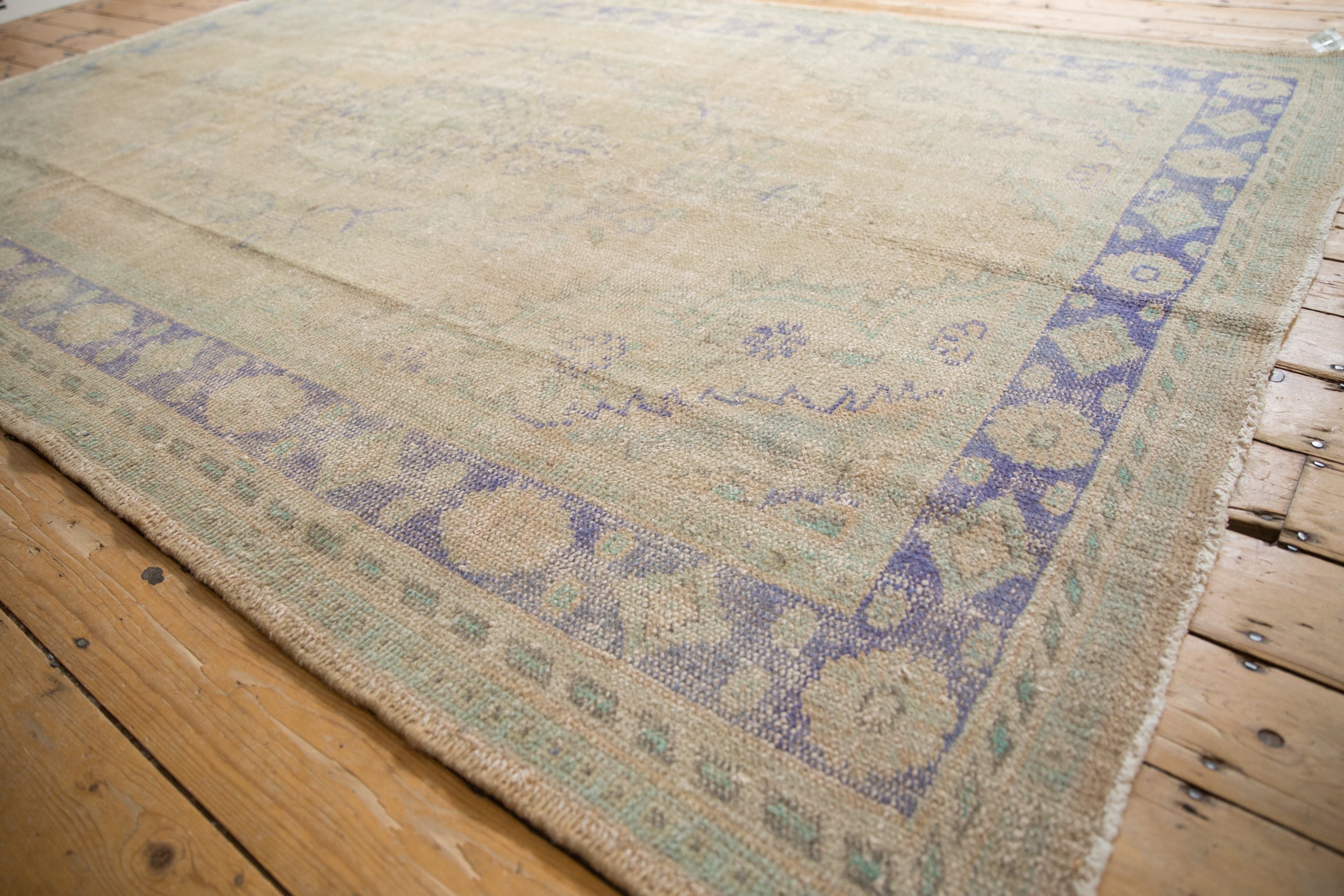 6x9.5 Vintage Distressed Oushak Carpet by Old New House® - product image 3 for Resin Society