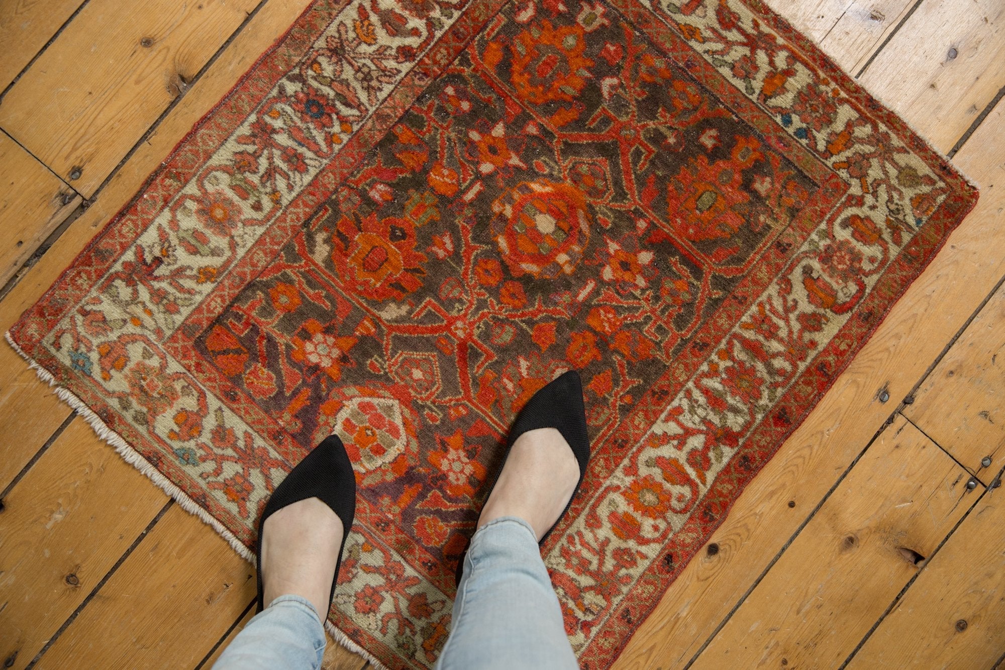 2.5x3 Antique Fragment Malayer Square Rug by Old New House® - product image 2 for Resin Society